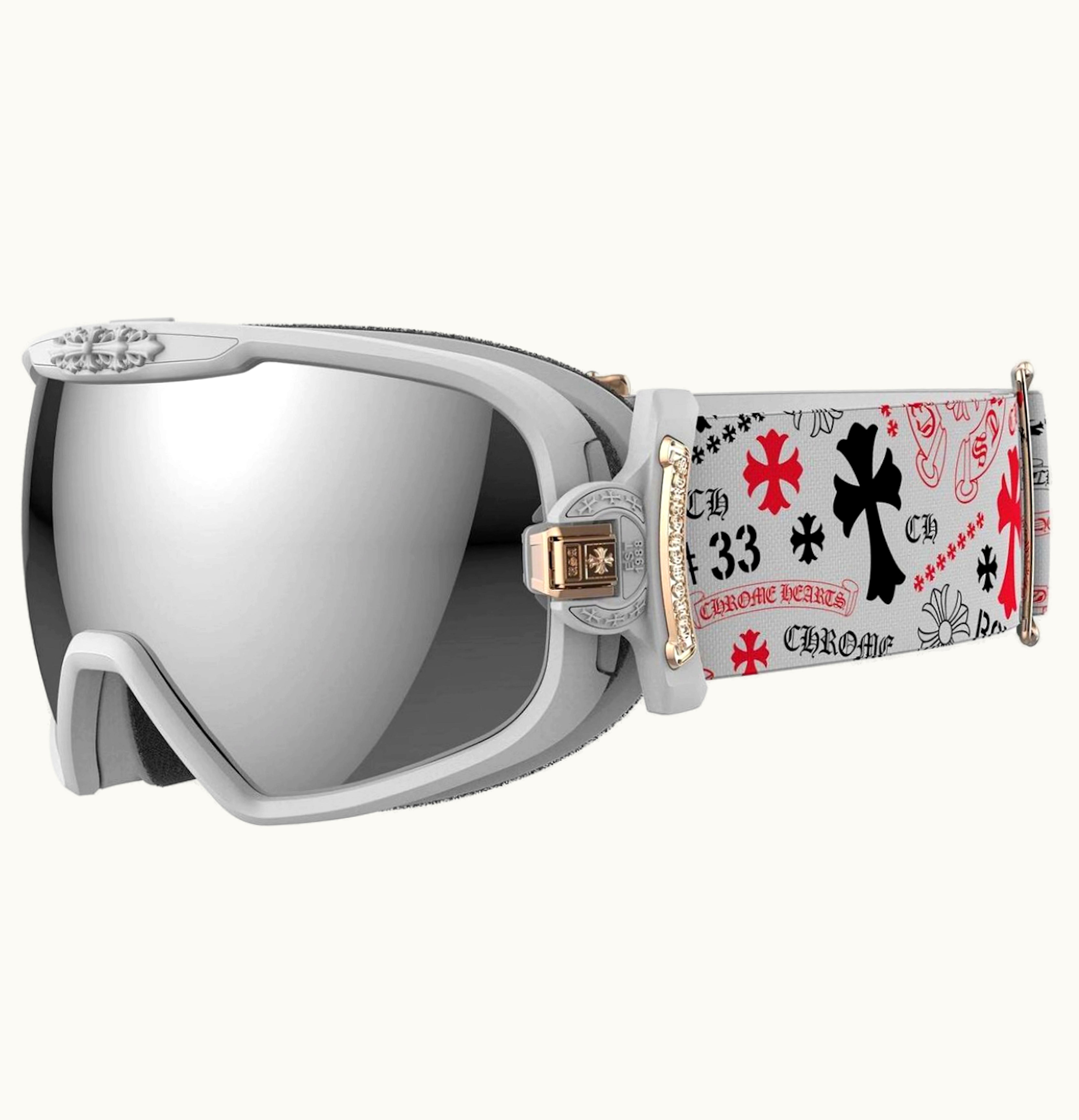 Chrome Hearts Chrome Hearts Snow Goggles White