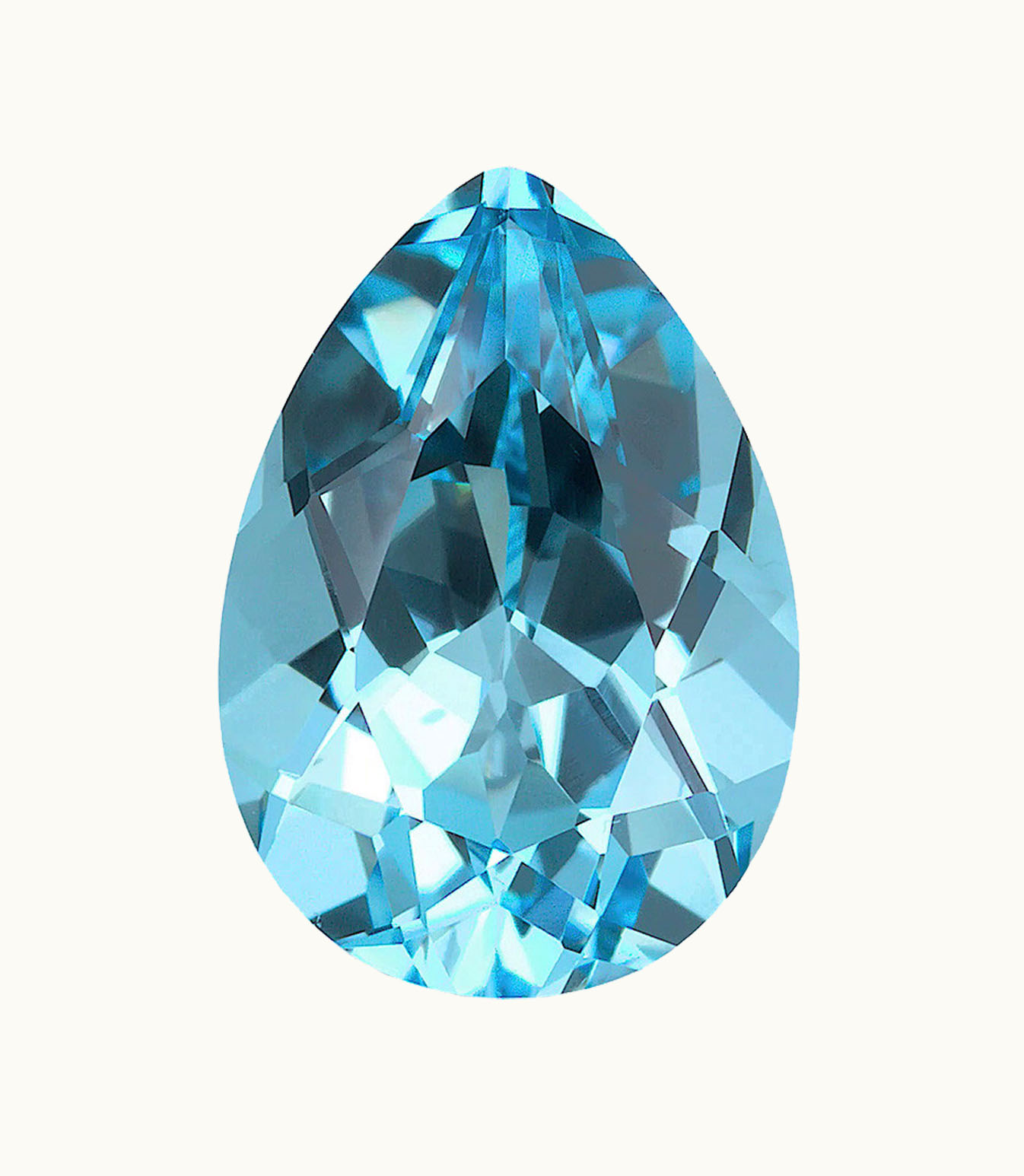Loose Aquamarine Pear Loose Aquamarine Intensity Dark - Clarity Clear - Cut Good - Shape Pear