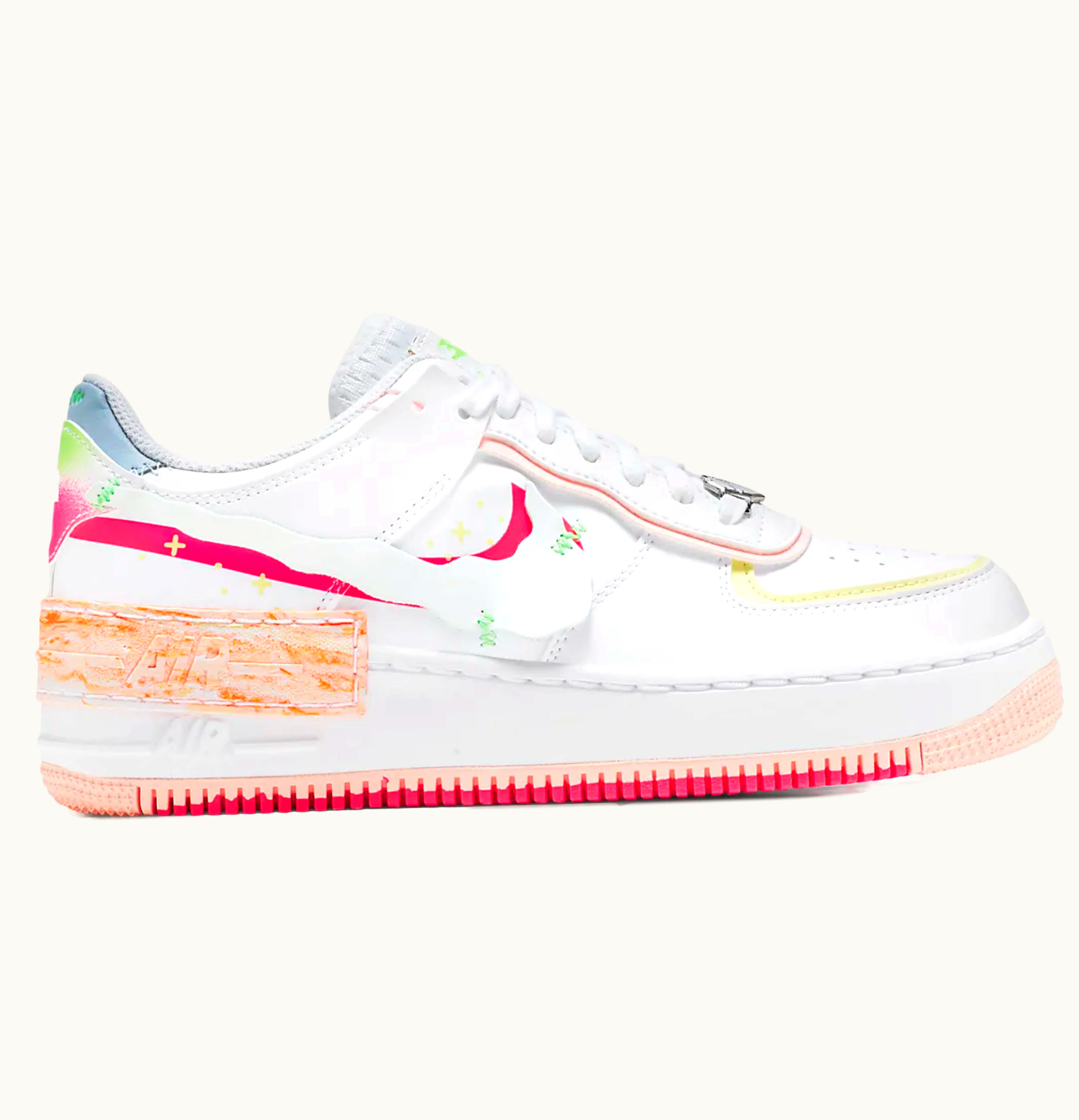 Nike Nike Air Force 1 Low Shadow White Pink Orange W