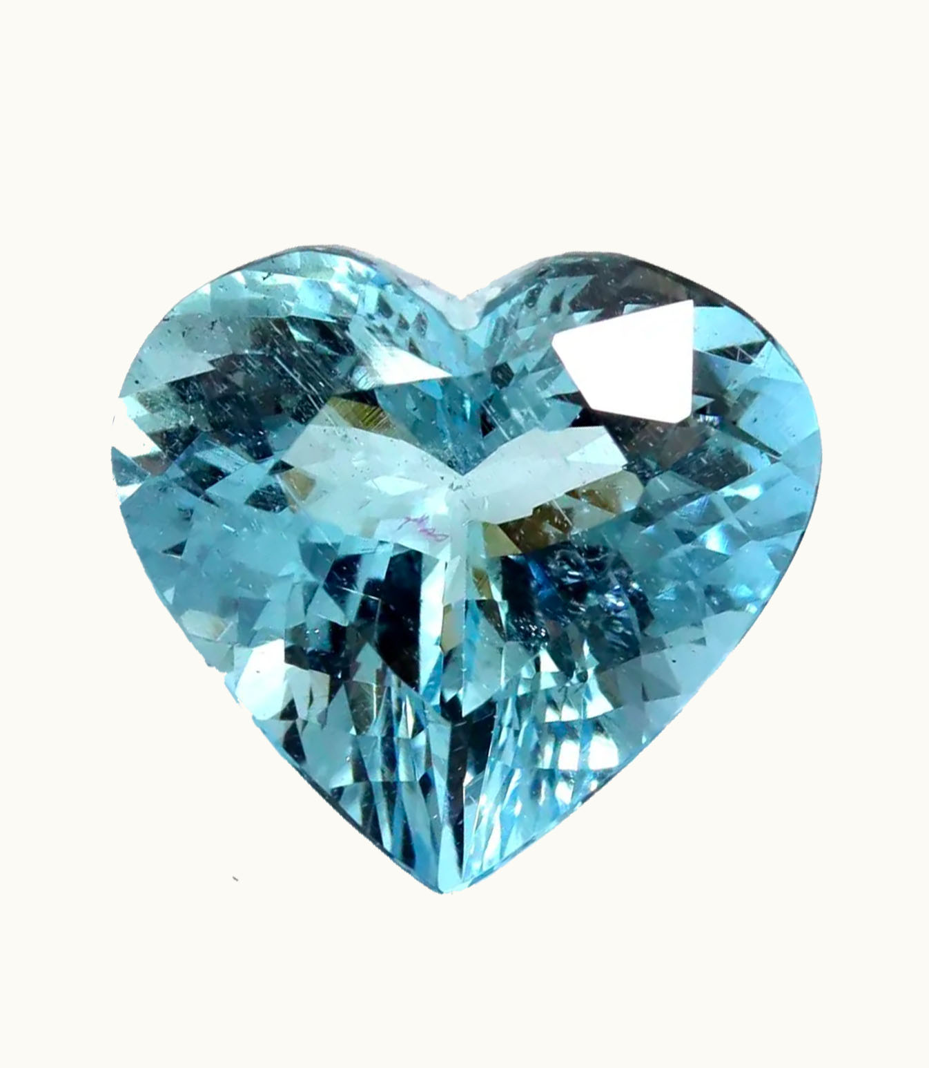 Loose Aquamarine Heart Loose Aquamarine Intensity Medium Intense - Clarity Moderately Included - Cut Very Good - Shape Heart
