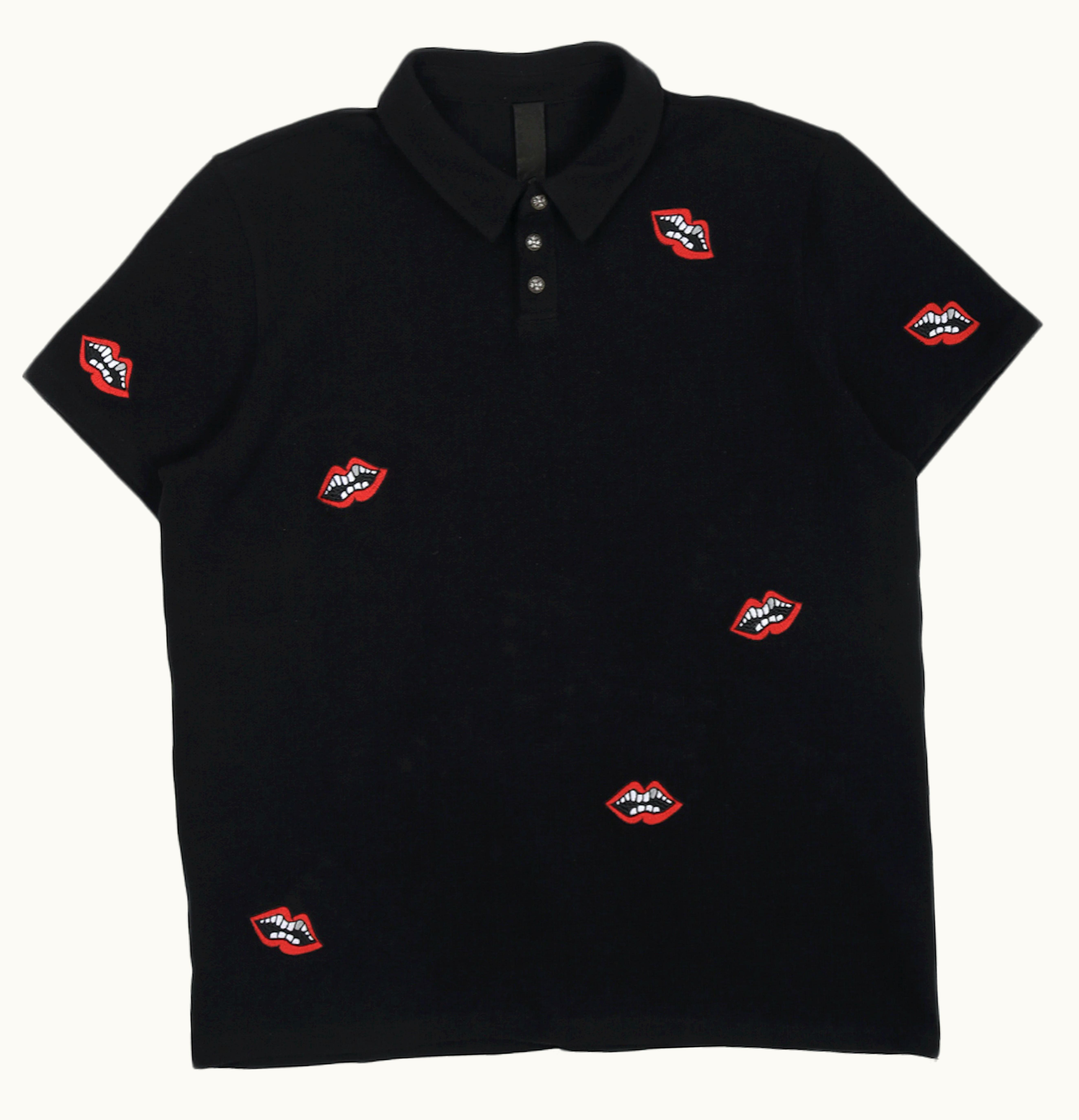 Chrome Hearts Chrome Hearts Matty Boy Chomper Polo Shirt Black