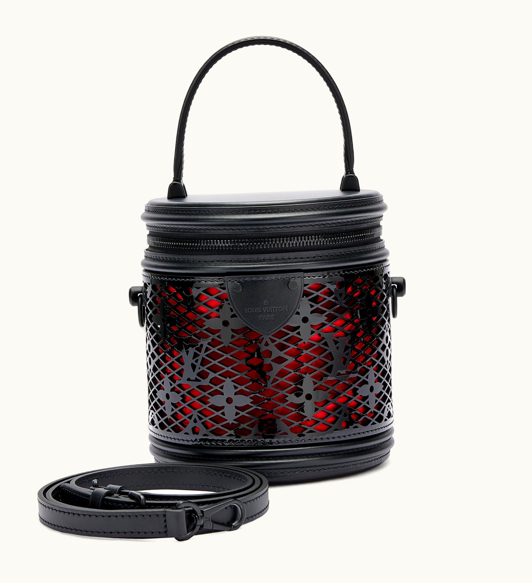 Louis Vuitton Louis Vuitton Black Hardware Louis Vuitton Cannes Bag in Black Patent Calfskin