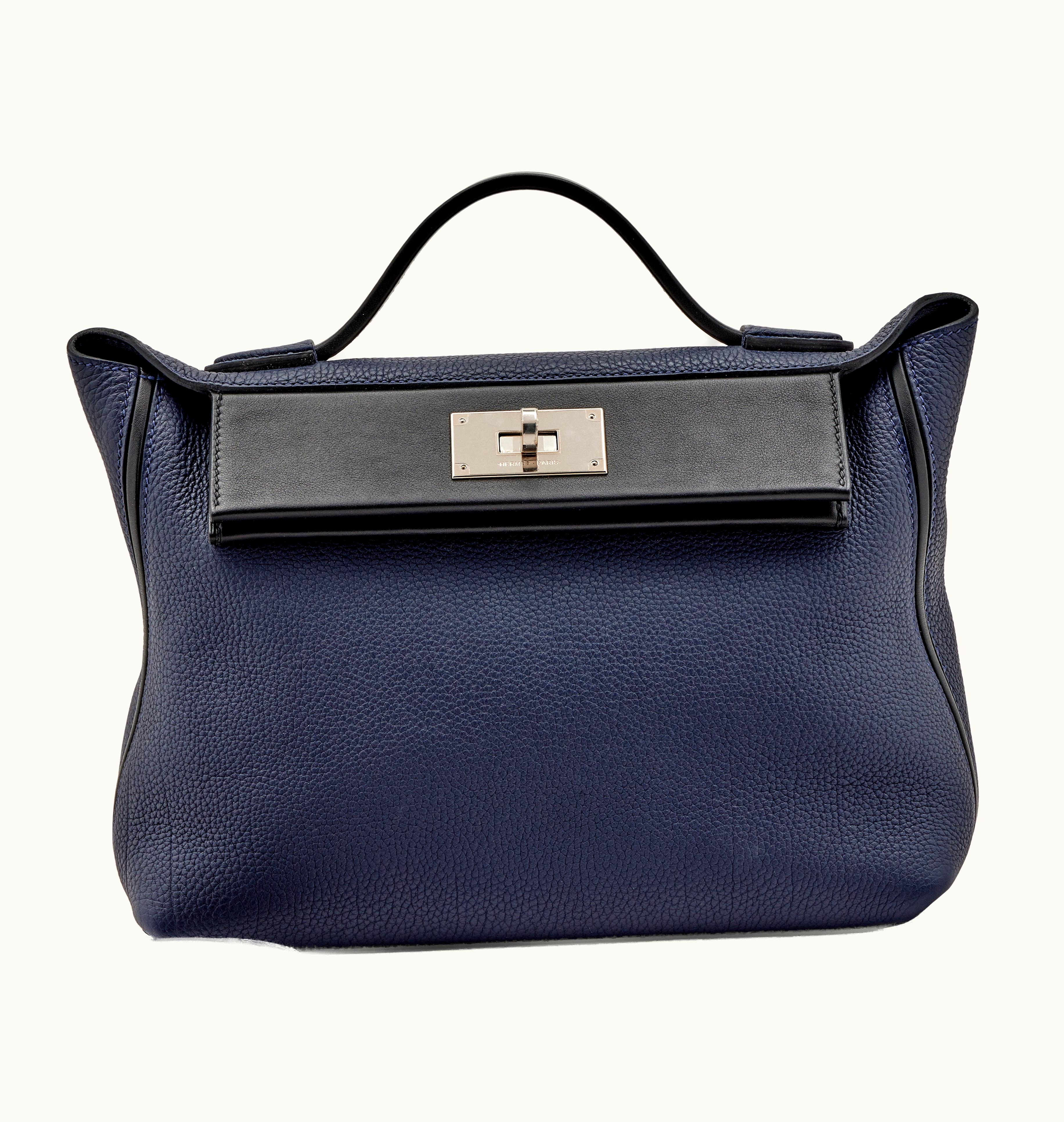Hermès Hermès Dark Blue Togo Black Swift 24/24 29 Palladium Hardware, 2018