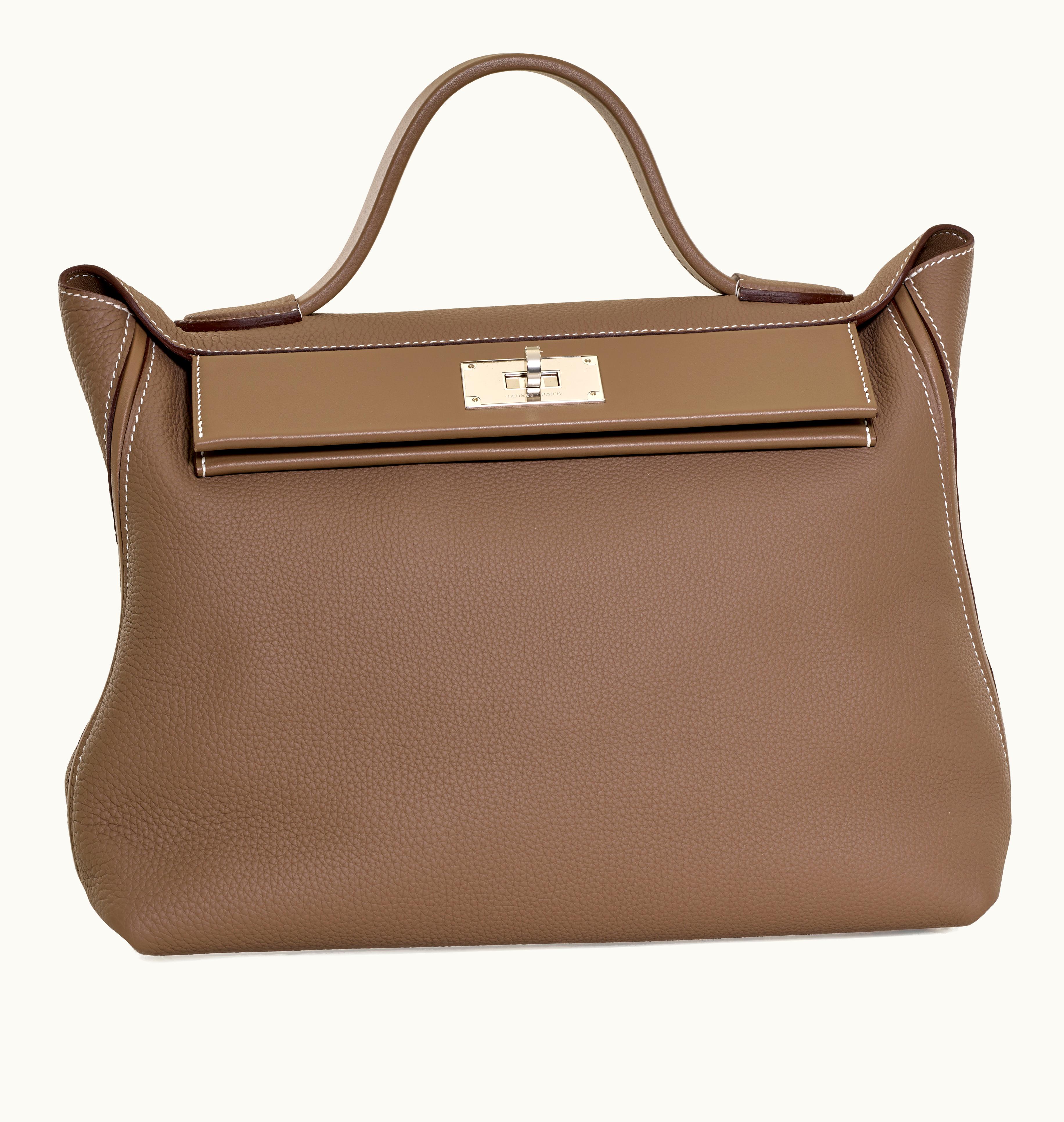 Hermès Hermès 2020 Hermès Etoupe Togo and Swift 24/24 35 Palladium Hardware