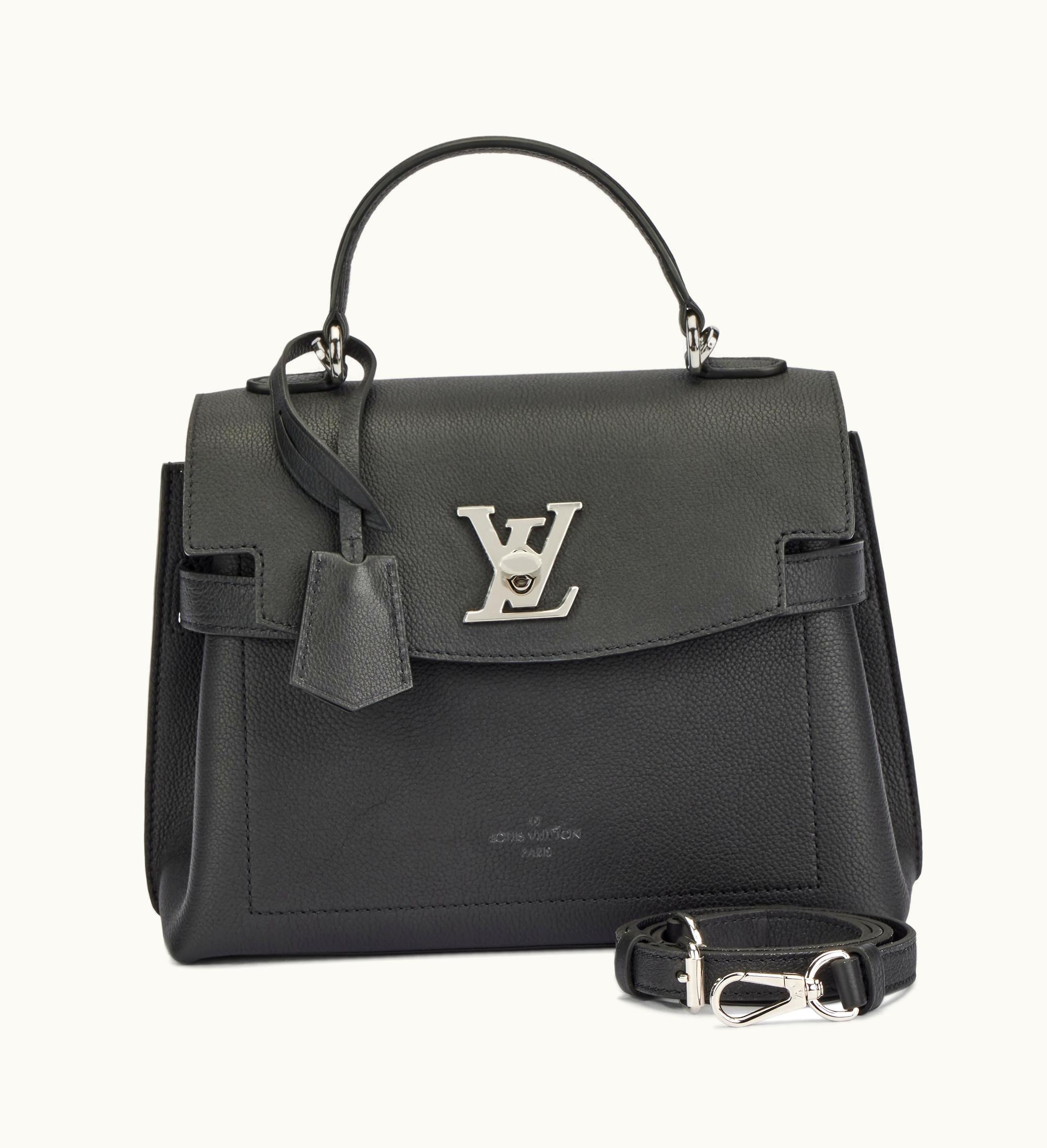 Louis Vuitton Louis Vuitton 2020 Louis Vuitton LockMe Ever BB in Black Soft Calfskin with Silver Hardware