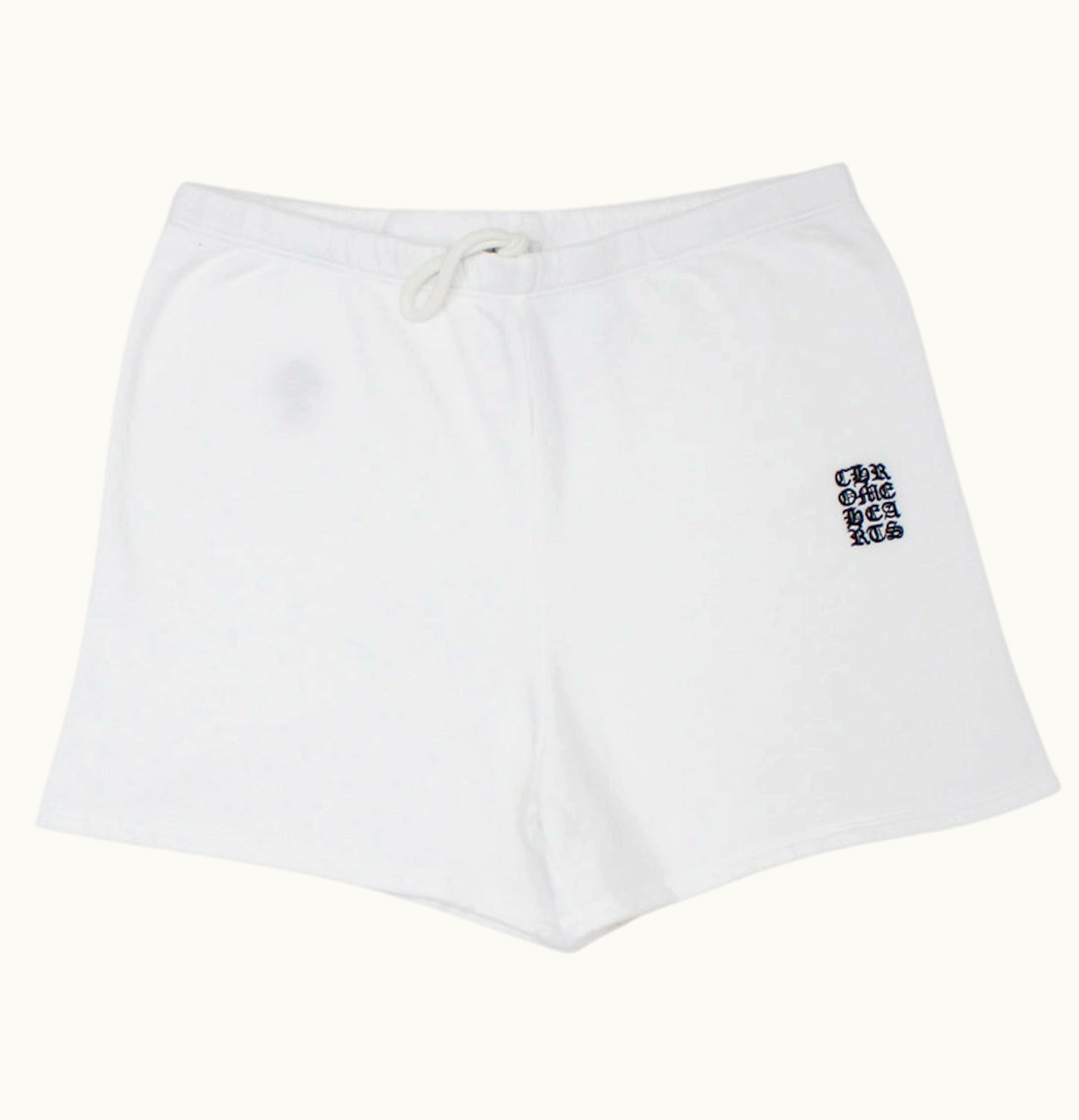 Chrome Hearts Chrome Hearts GRP Y NOT Womens Sweatshort White