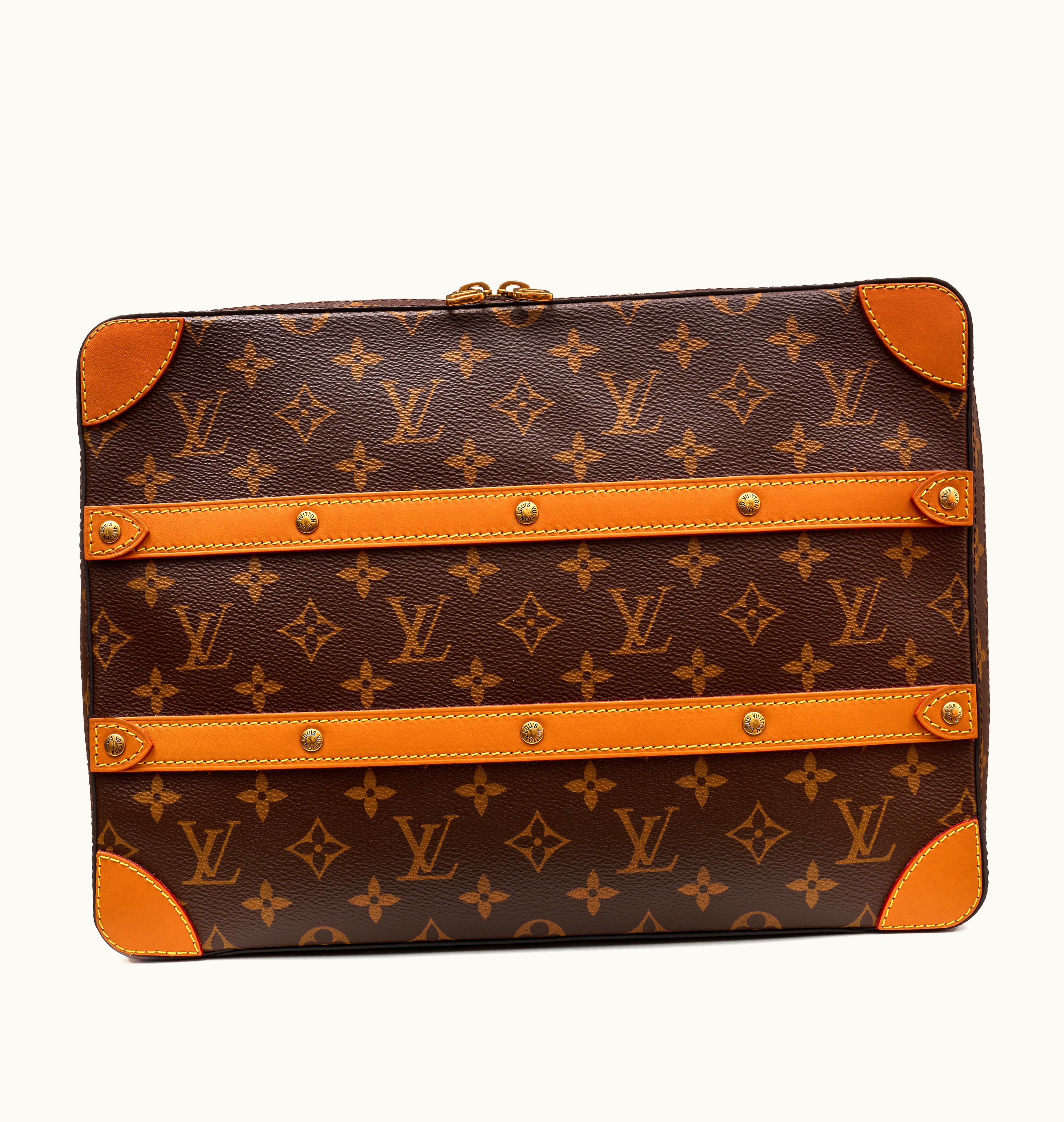 Louis Vuitton Louis Vuitton 2019 Golden Hardware Monogram Soft Trunk Messenger MM in Brown by Louis Vuitton