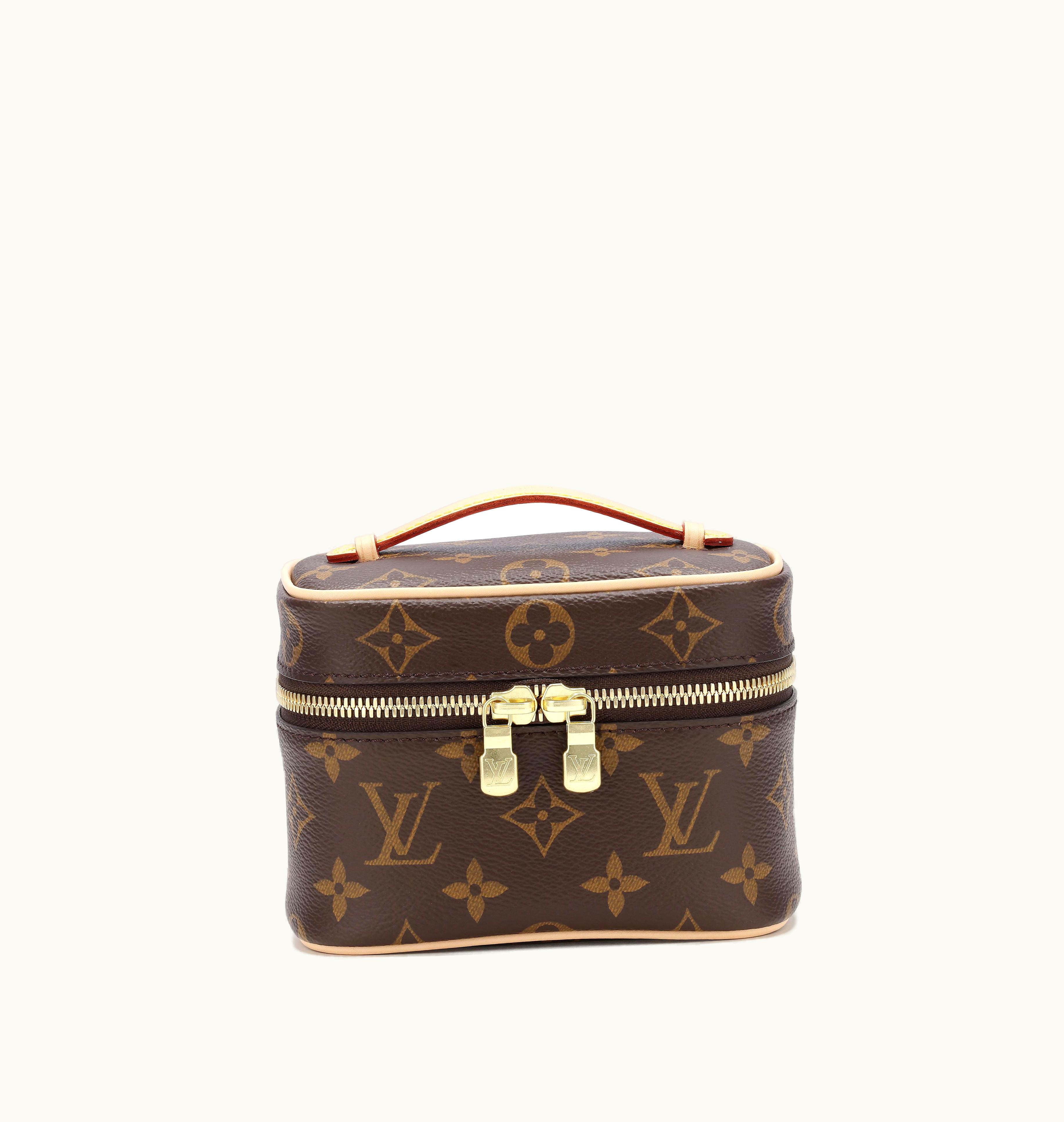 Louis Vuitton Louis Vuitton 2020 introduces the Louis Vuitton Ebene Monogram Coated Canvas Nano Nice Vanity Case