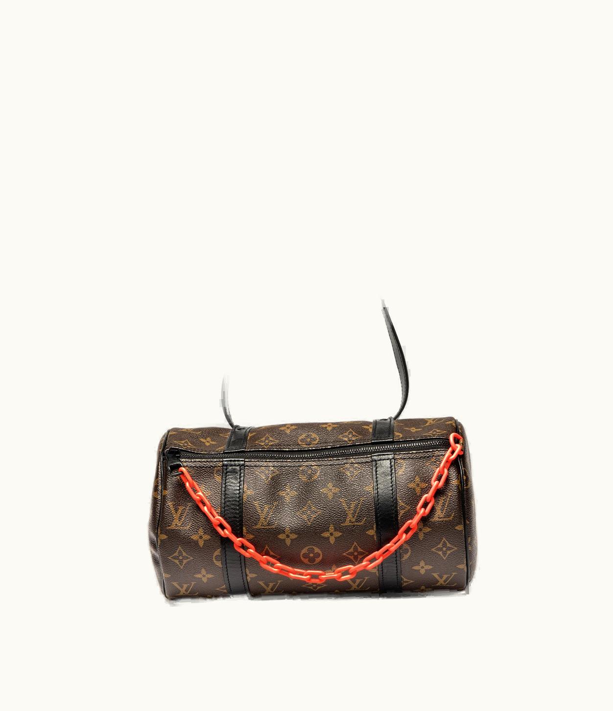 Louis Vuitton Louis Vuitton 2018 Louis Vuitton Virgil Abloh Brown Papillon Solar Ray Coated Canvas Crossbody Messenger Bag