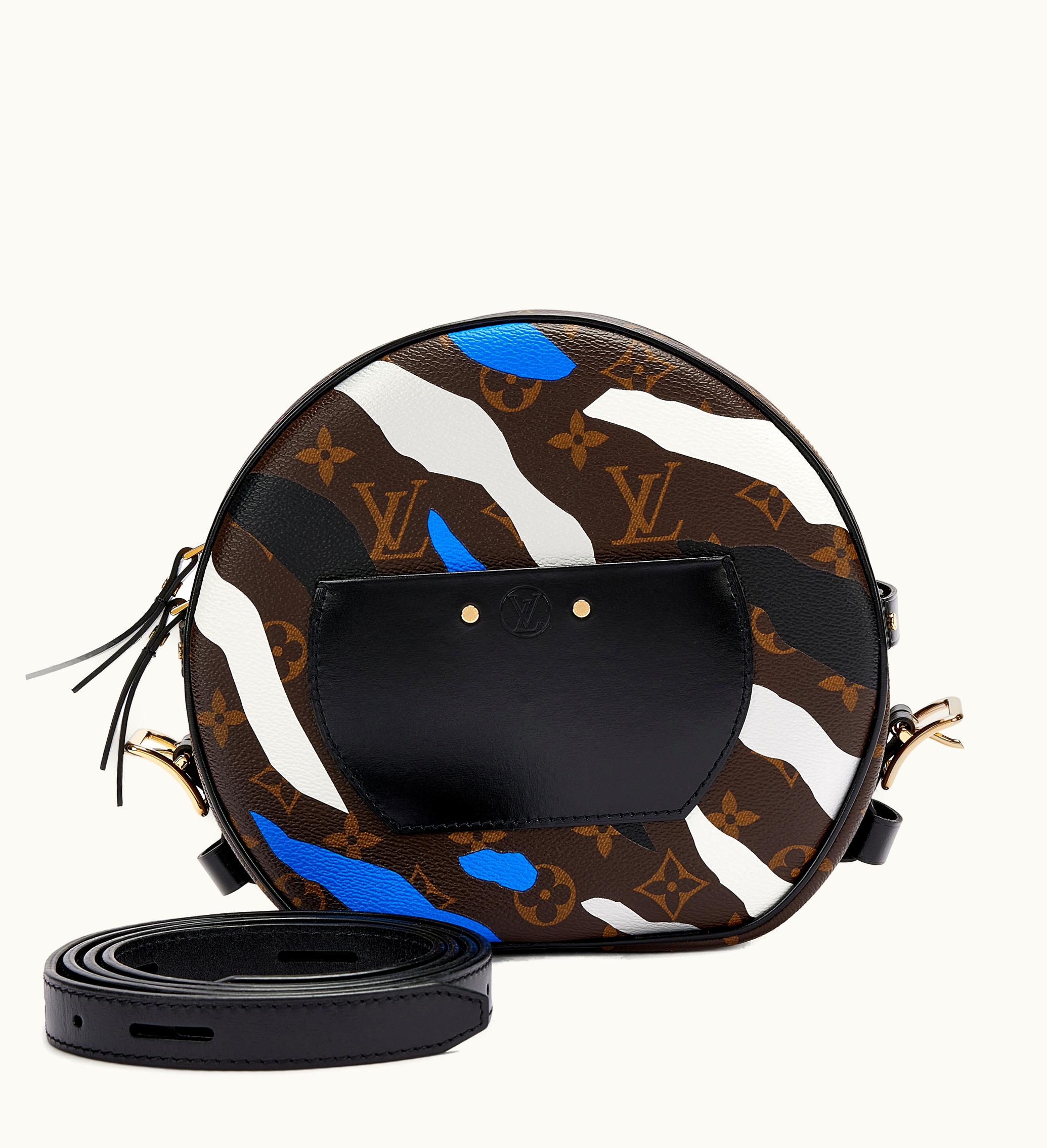 Louis Vuitton Louis Vuitton Monogram Boîte Chapeau Souple MM Coated Canvas Gold Hardware, 2019 - Available in Black, Blue, White, Silver, and Brown