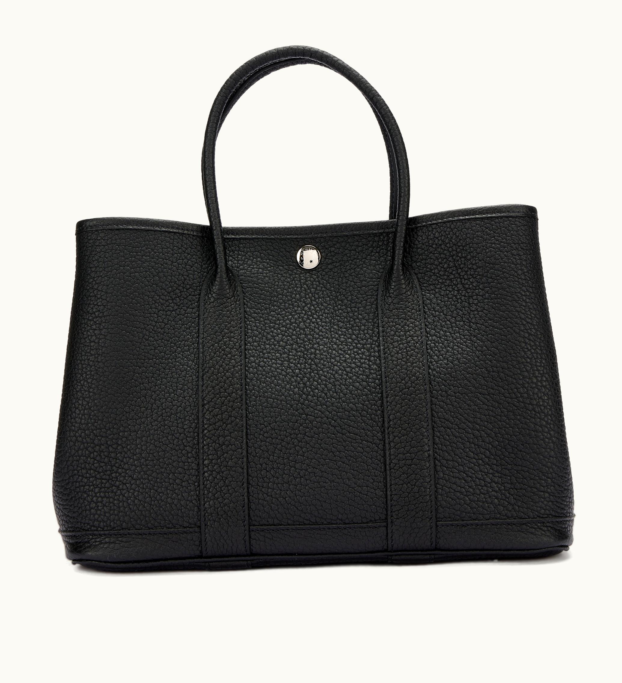 Hermès Hermès Garden Party 30 in TPM (Black Negonda, Palladium Hardware) for 2022