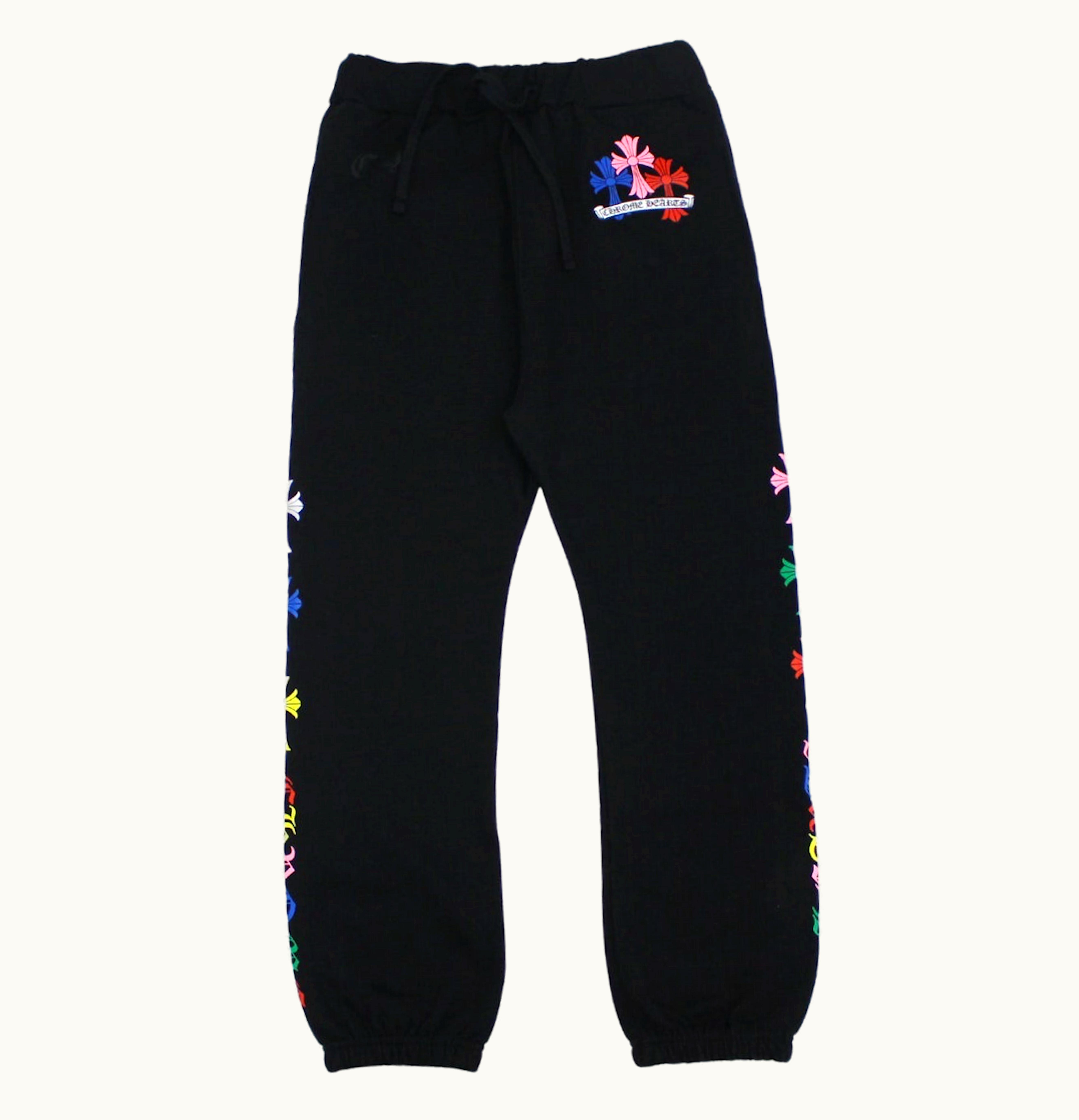 Chrome Hearts Chrome Hearts Multicolor Cross Sweatpants Black