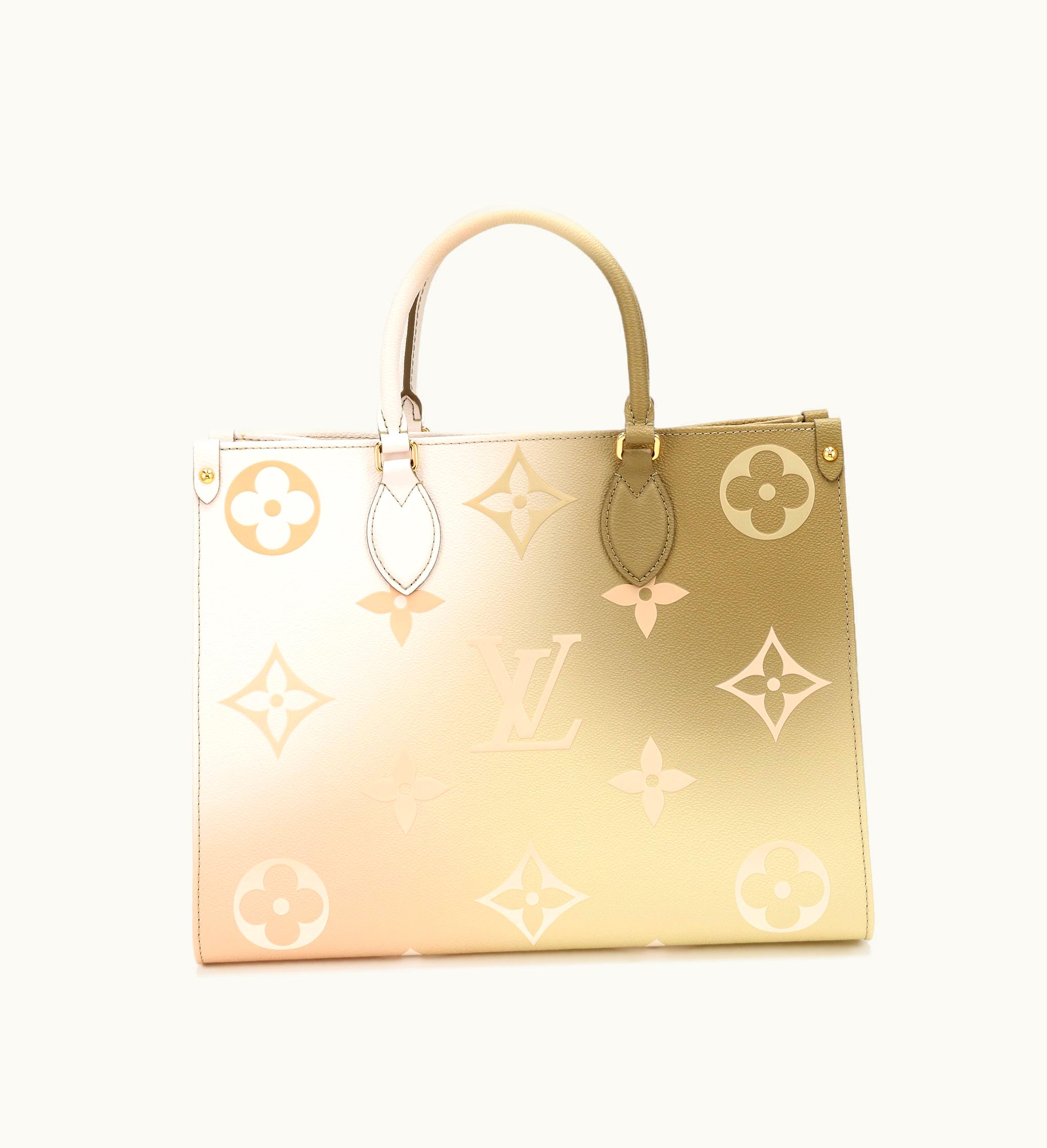 Louis Vuitton Louis Vuitton LV Sunset Beige Monogram Coated Canvas OnTheGo MM Gold Hardware, 2022