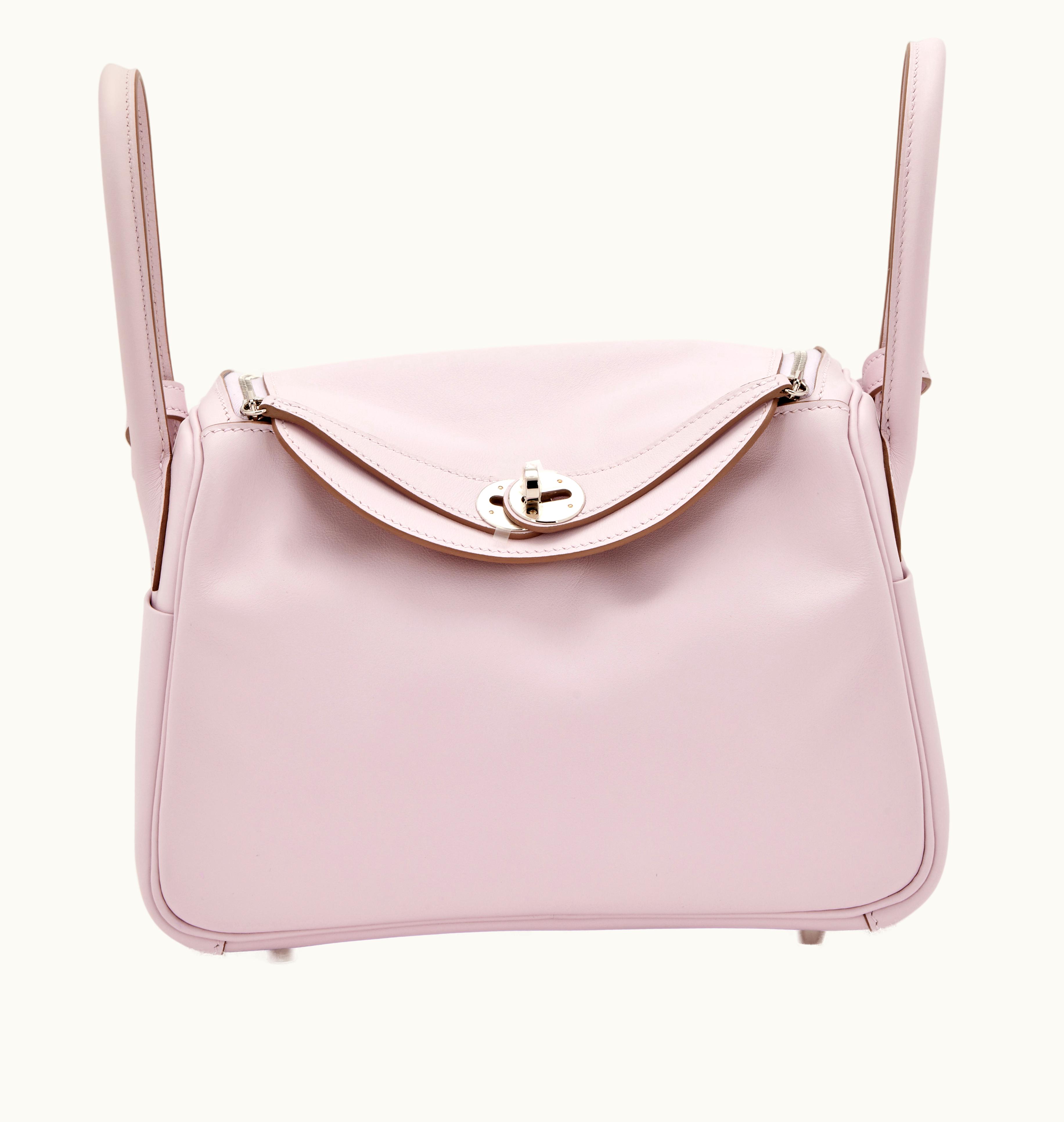 Hermès Hermès Pale Mauve Hermès Swift Lindy 26 with Palladium Hardware, expected in 2023