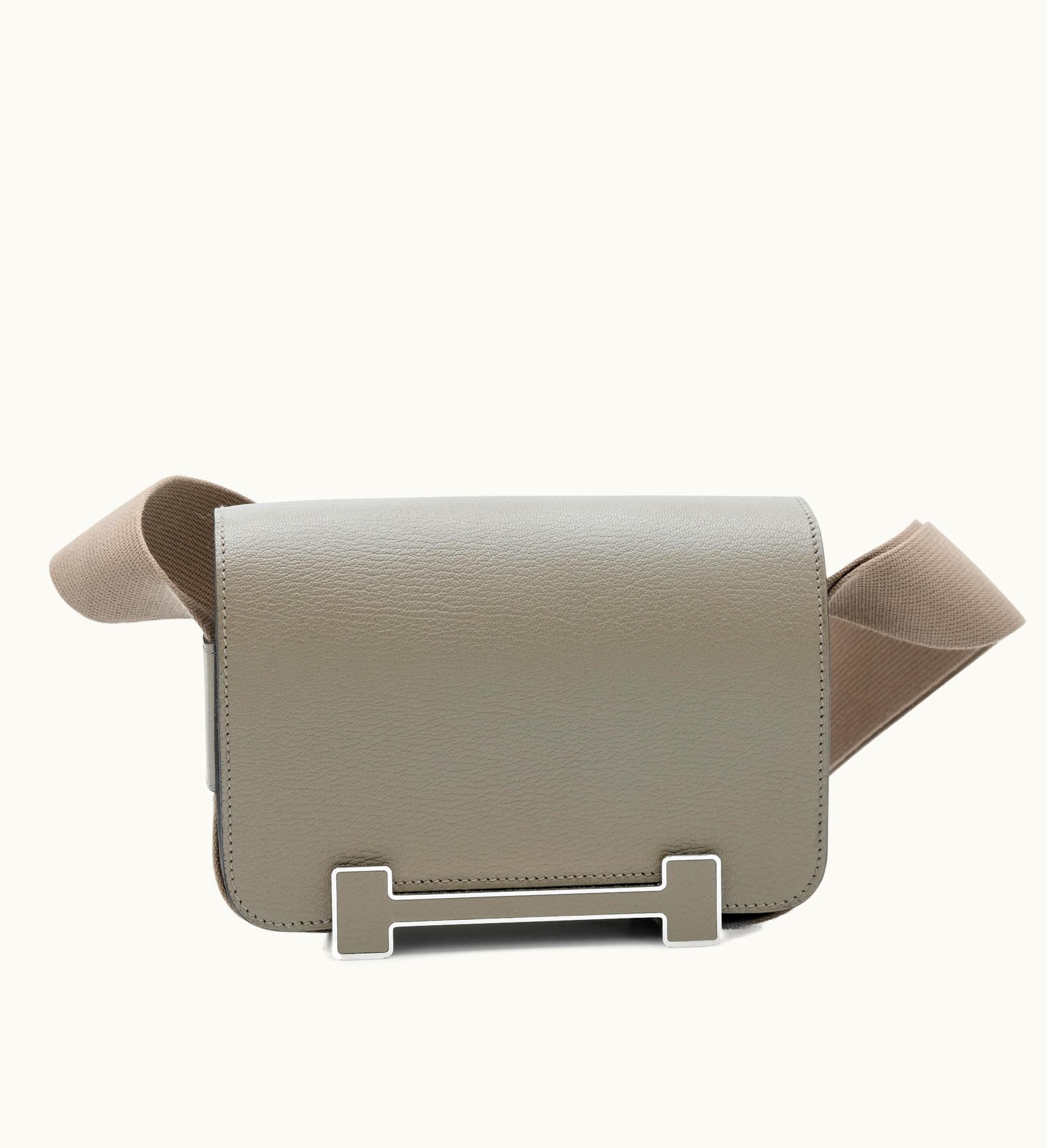 Hermès Hermès Etoupe Chèvre Mysore Geta Gold Hardware, year 2023: