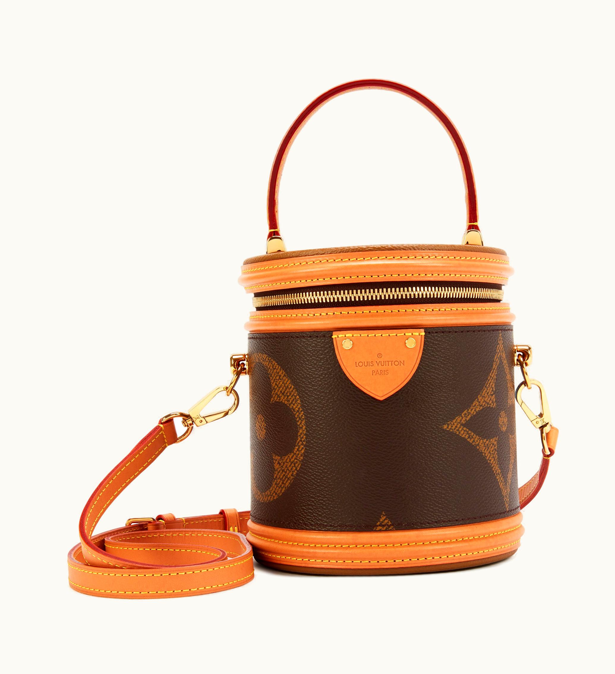 Louis Vuitton Louis Vuitton 2019 Louis Vuitton Reverse Ebene Giant Monogram Coated Canvas Cannes with Gold Hardware