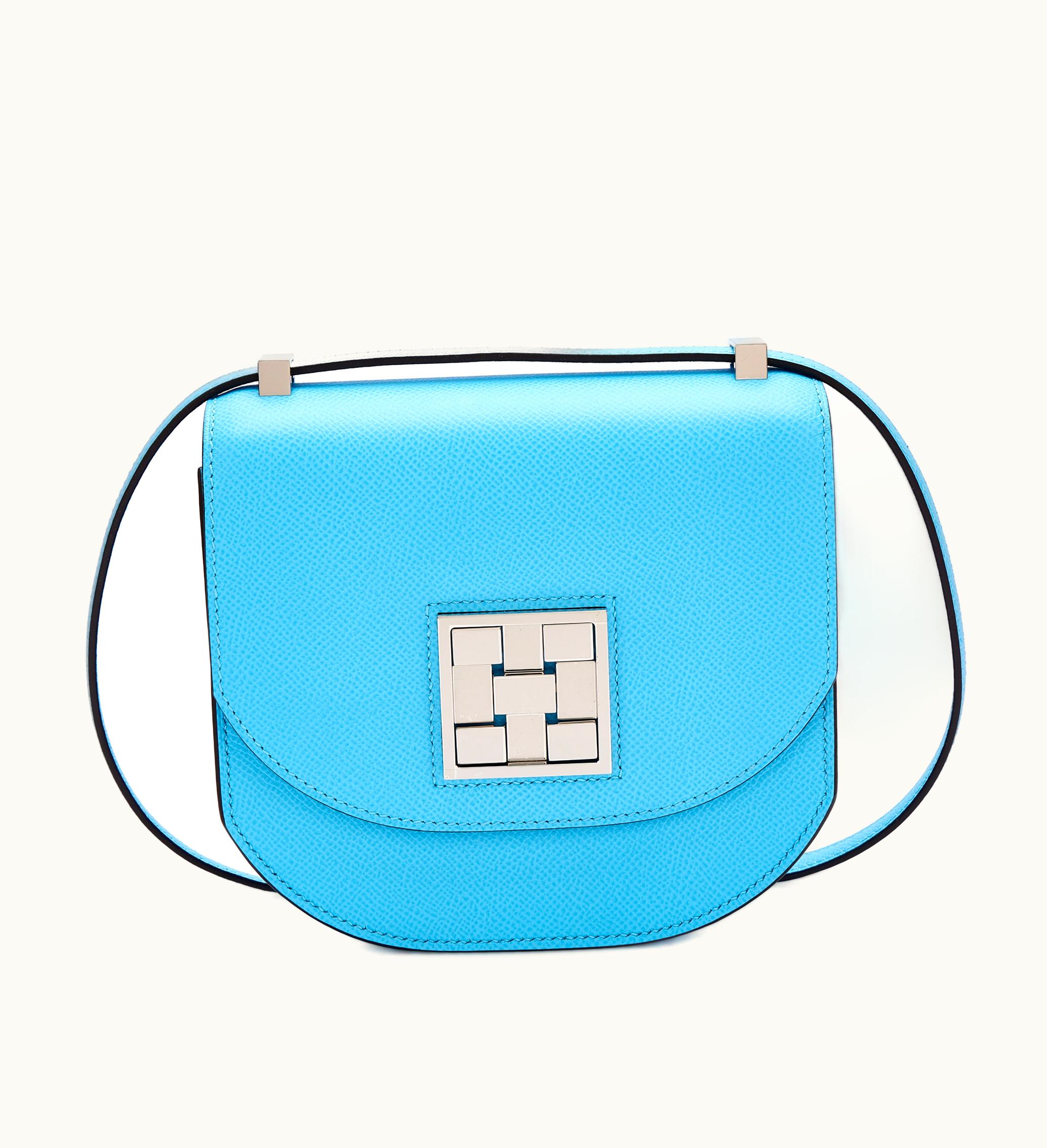 Hermès Hermès Aether Sky Epsom Petite Mosaic Au 24-17 Palladium Hardware, 2022