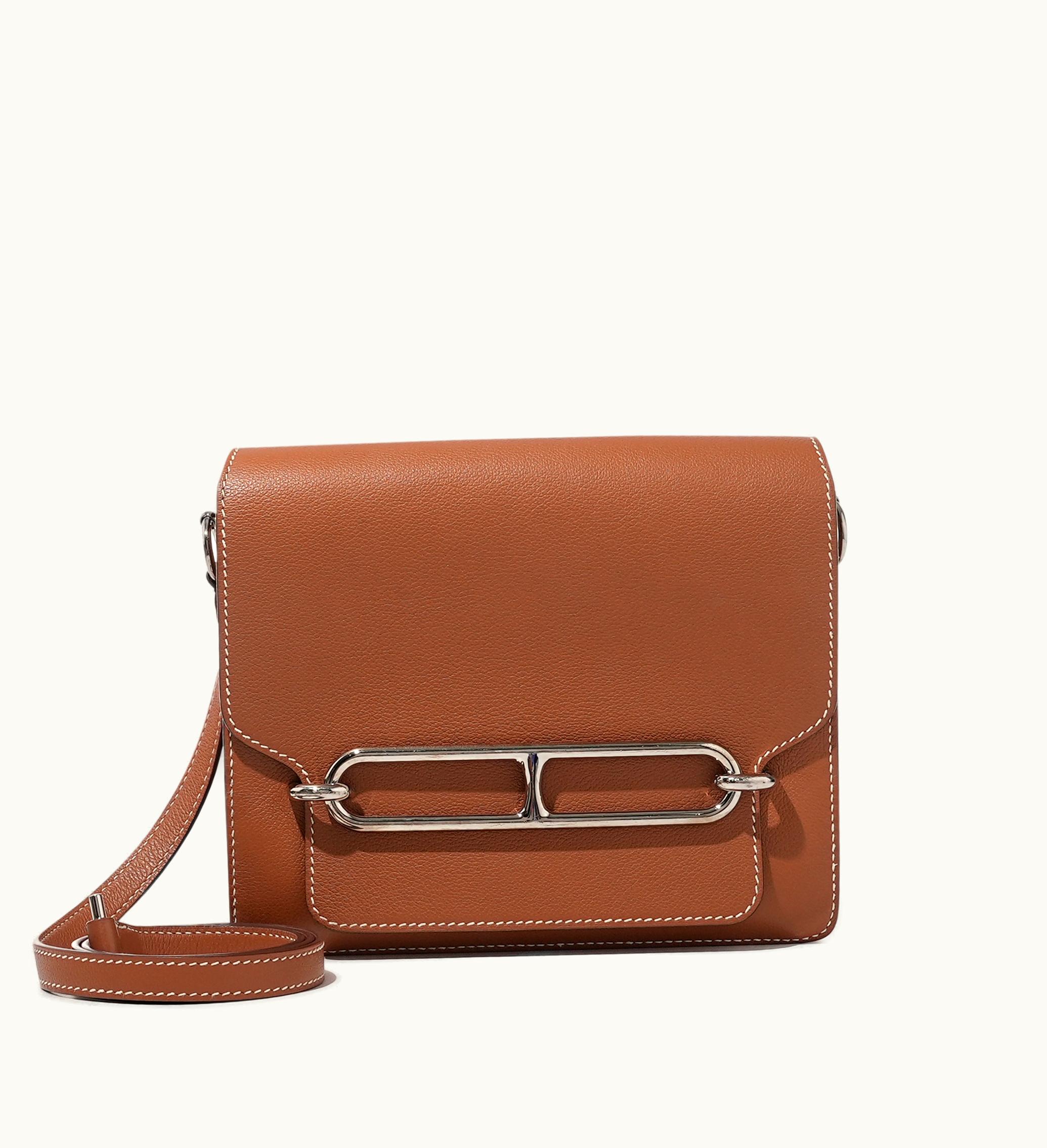 Hermès Hermès 2020 Hermès Gold Evercolor Roulis 23 with Palladium Hardware