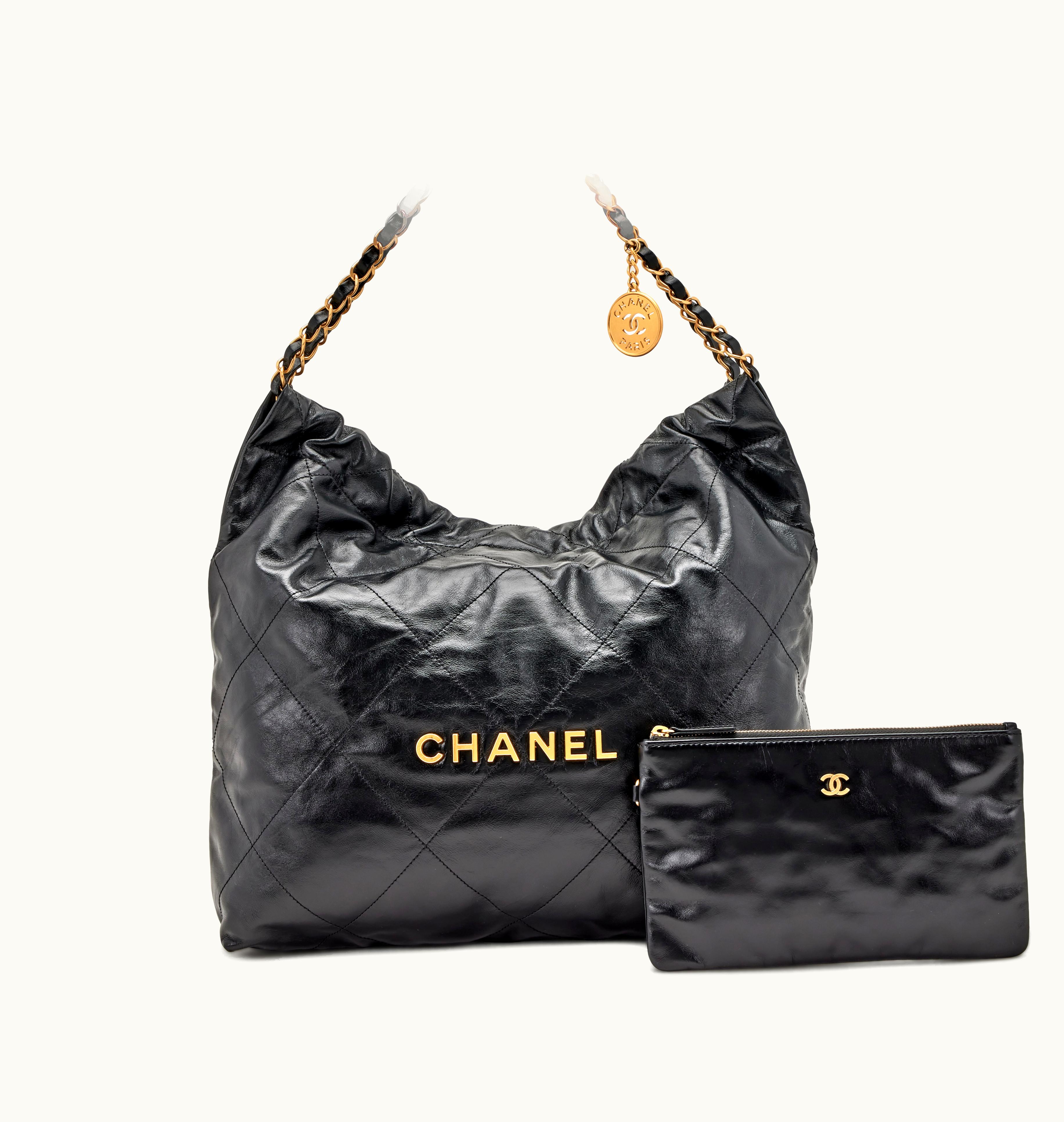 Chanel Chanel 22 Tote in Black with Brushed Gold Hardware, Arriving in 2022