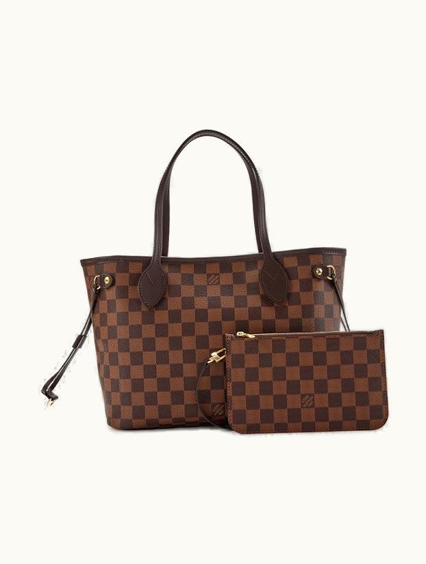 Louis Vuitton Louis Vuitton Brown Damier Ebene Coated Canvas Neverfull PM Gold Hardware by Louis Vuitton, 2021