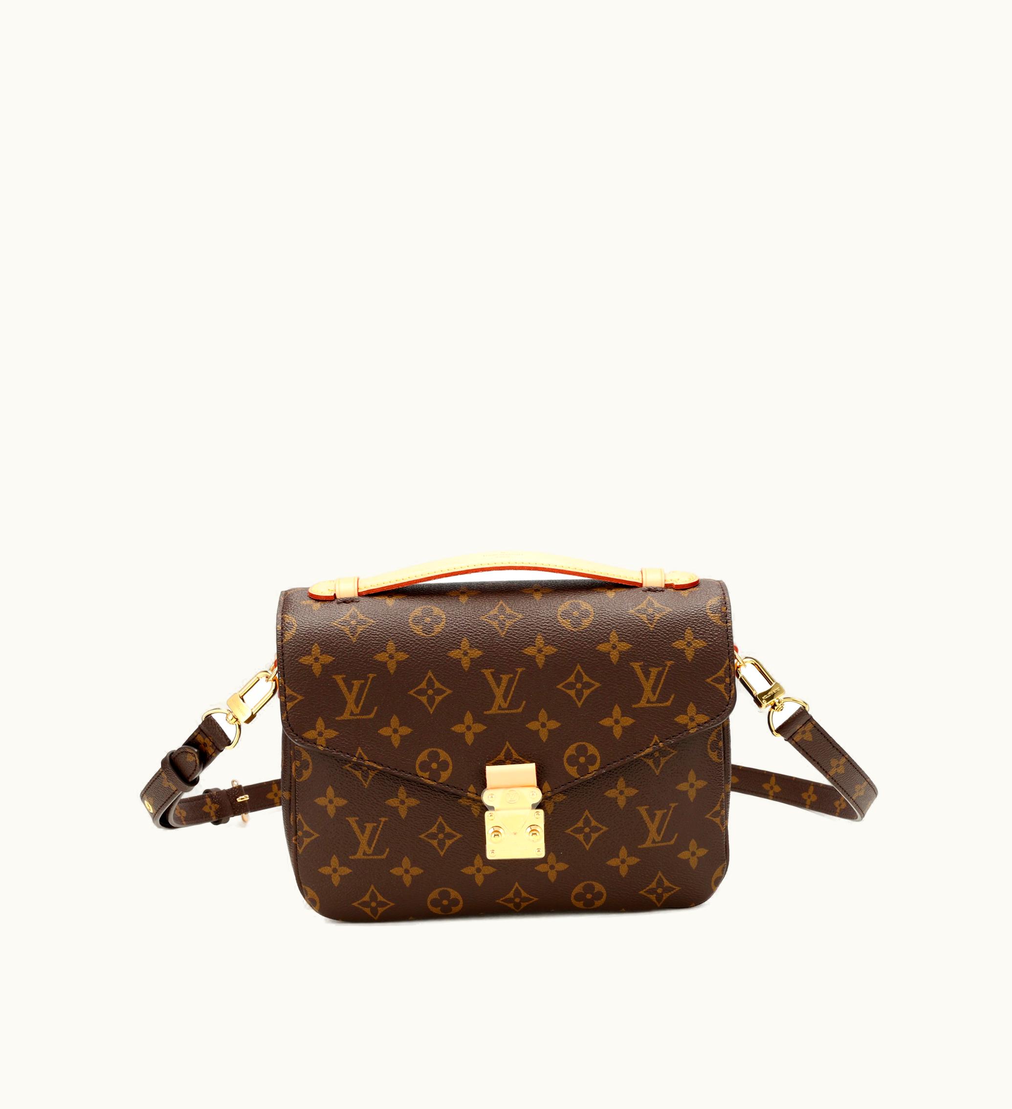 Louis Vuitton Louis Vuitton Pochette Mètis in Ebene Monogram Coated Canvas with Gold Hardware, for the year 2021-2022