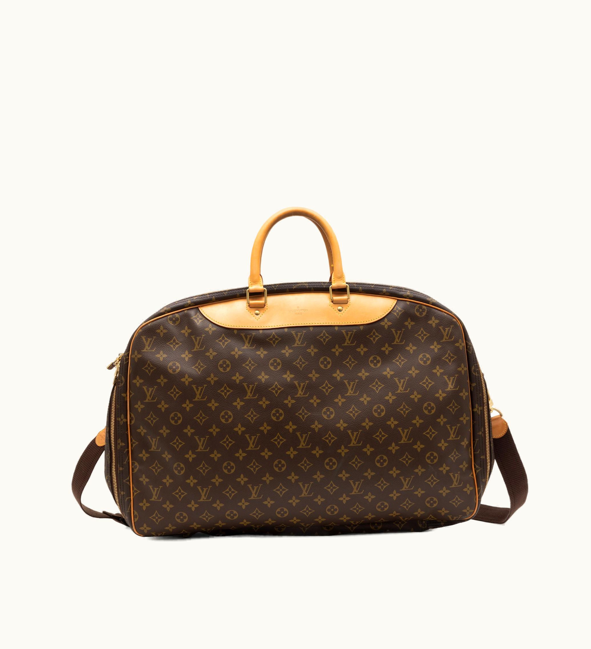 Louis Vuitton Louis Vuitton Alize 55 Gold Hardware in Brown Monogram Coated Canvas, 1996