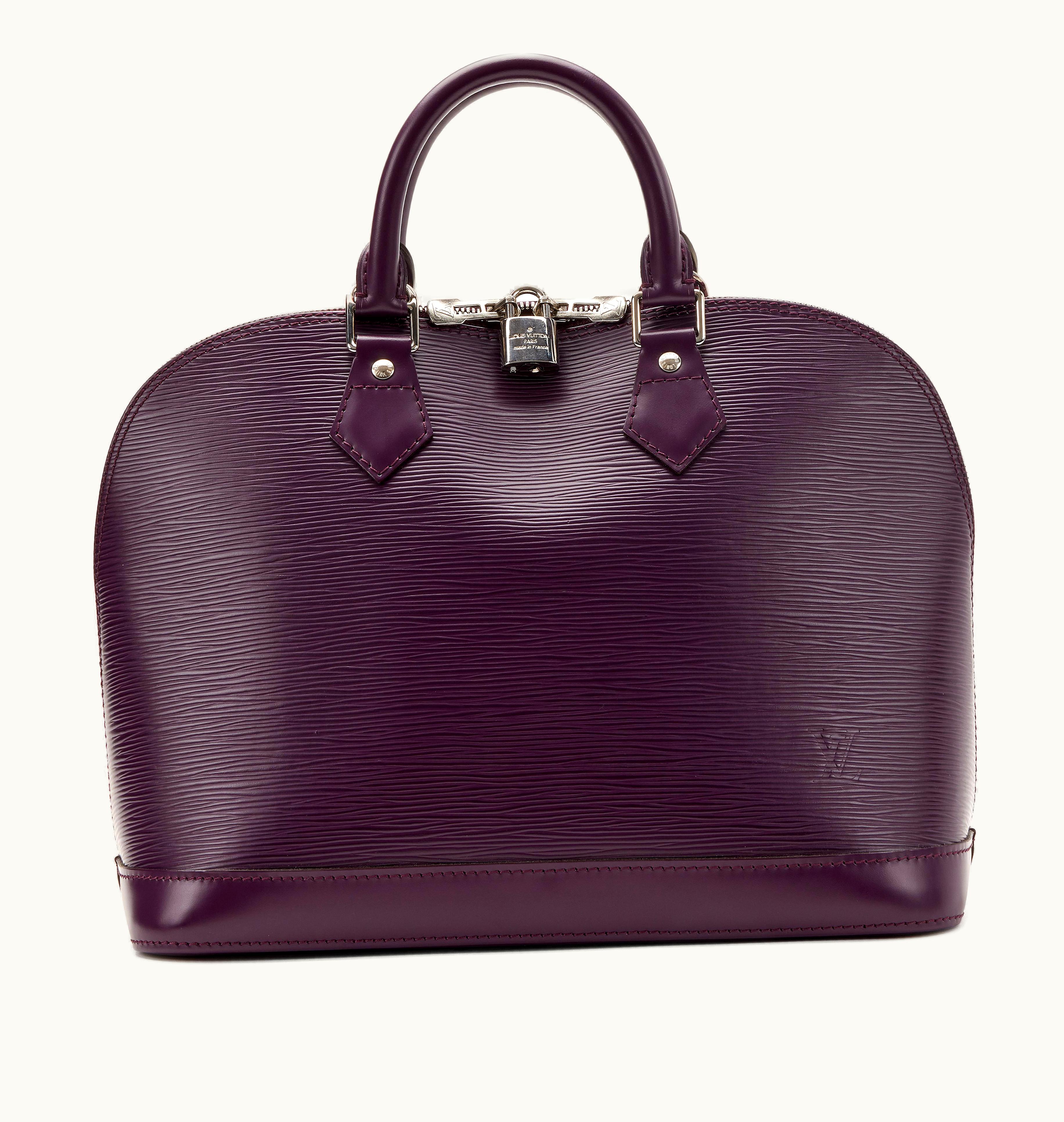 Louis Vuitton Epi Leather Alma PM in Cassis with Silver Hardware by Louis Vuitton, released in 2008