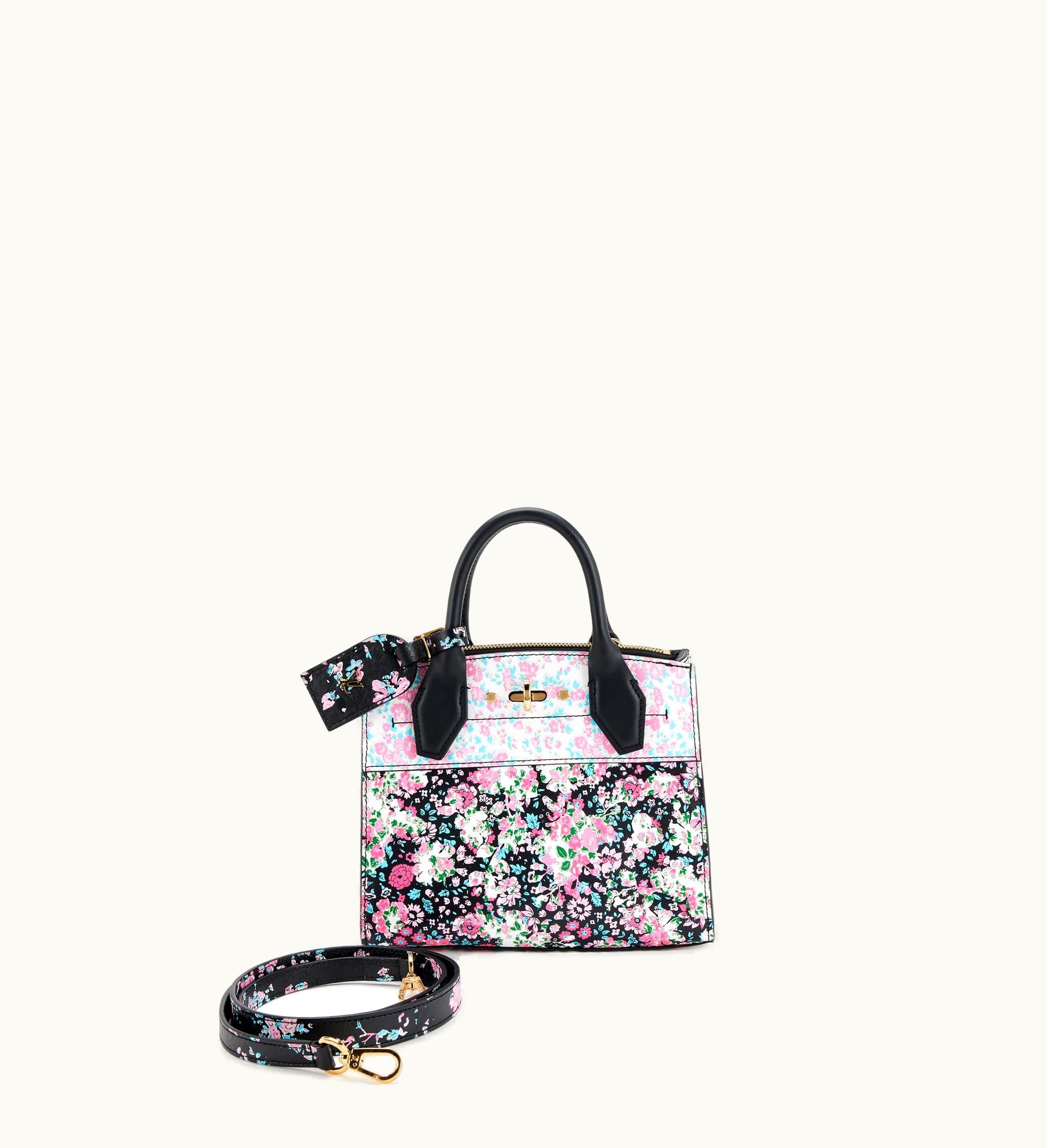 Louis Vuitton 2019 Louis Vuitton Liberty Rose Mini City Steamer Gold Hardware