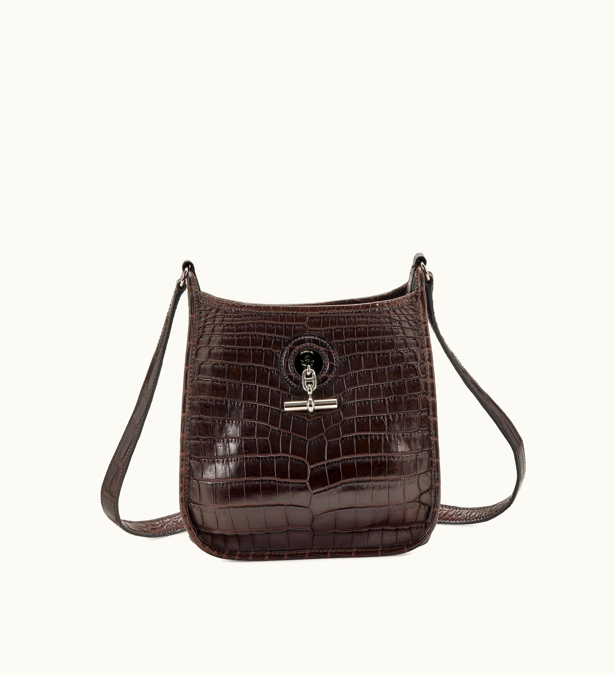 Hermès Matte Ebony Niloticus Crocodile Vespa TPM Palladium Hardware, 2003