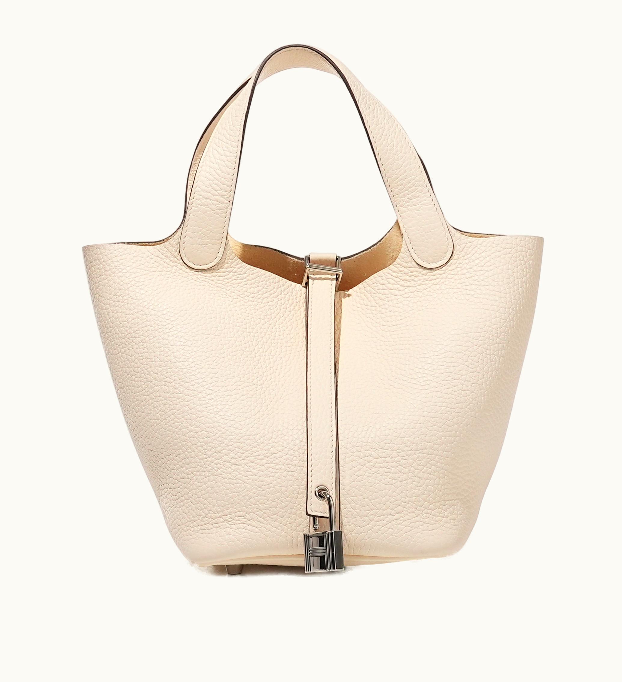 Hermès Hermès Nata Clemence Picotin Lock 18 Palladium Hardware, 2021 - Revised