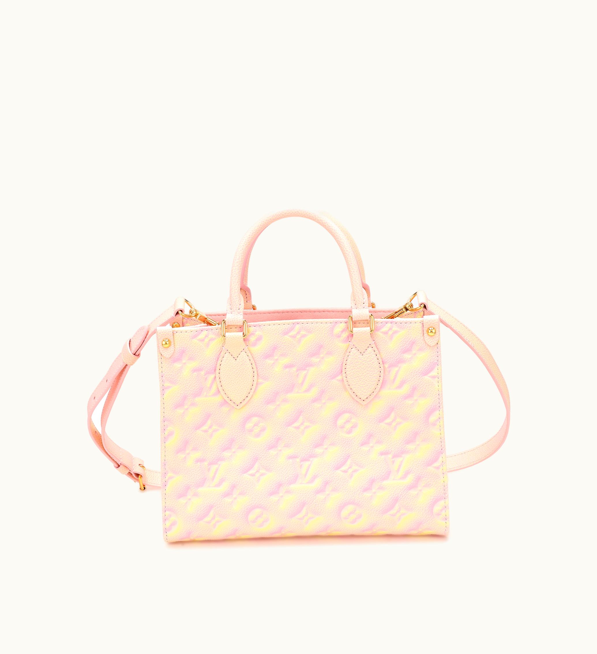 Louis Vuitton Louis Vuitton Pink and Yellow Monogram Empreinte OnTheGo PM Gold Hardware, 2022 by Louis Vuitton