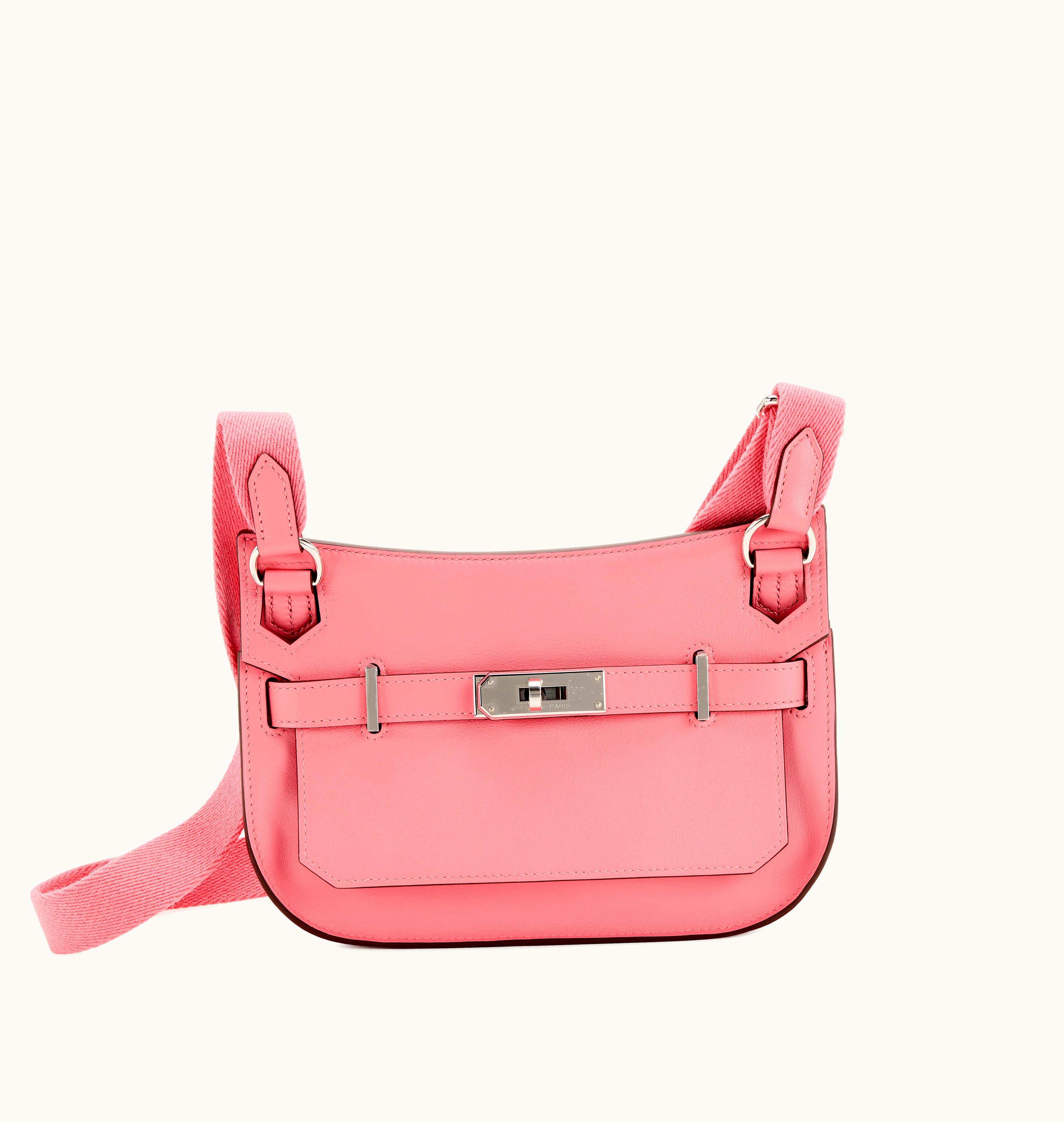 Hermès Hermès Rose Azalee Swift Mini Jypsiere Palladium Hardware, 2023
