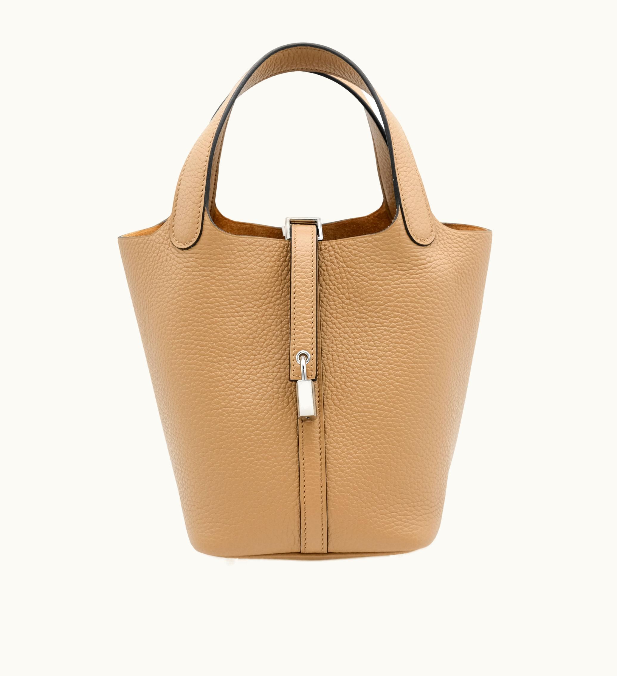 Hermès Hermès Picotin Lock 18 crafted from Clemence leather by Hermès, featuring palladium hardware, expected to be available in 2023