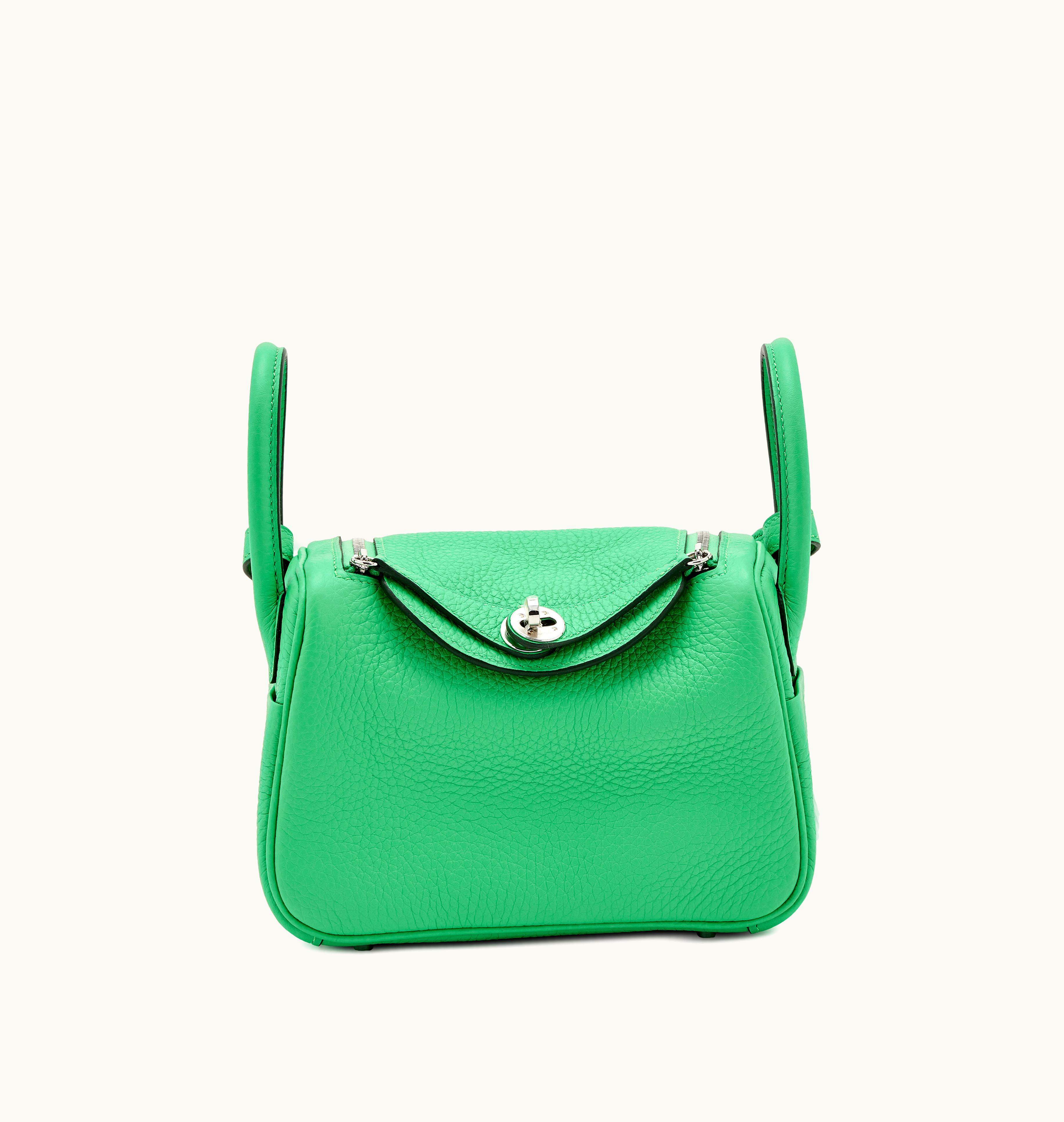Hermès Hermès Comics Mini Lindy 20 Handbag Vert Swift Green