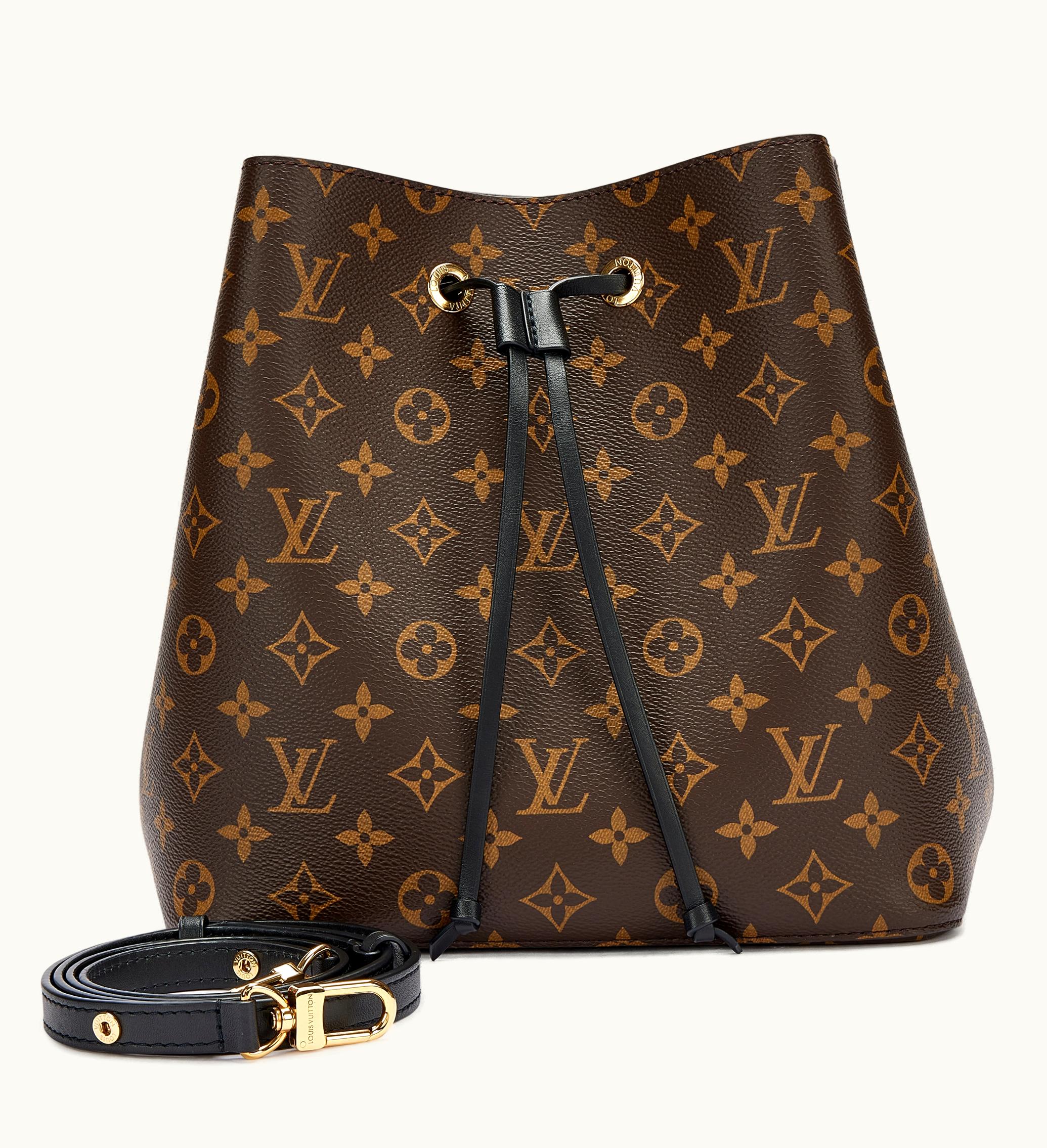 Louis Vuitton Louis Vuitton 2018 Louis Vuitton NeoNoe MM Bucket Bag - Brown Monogram Coated Canvas with Gold Hardware