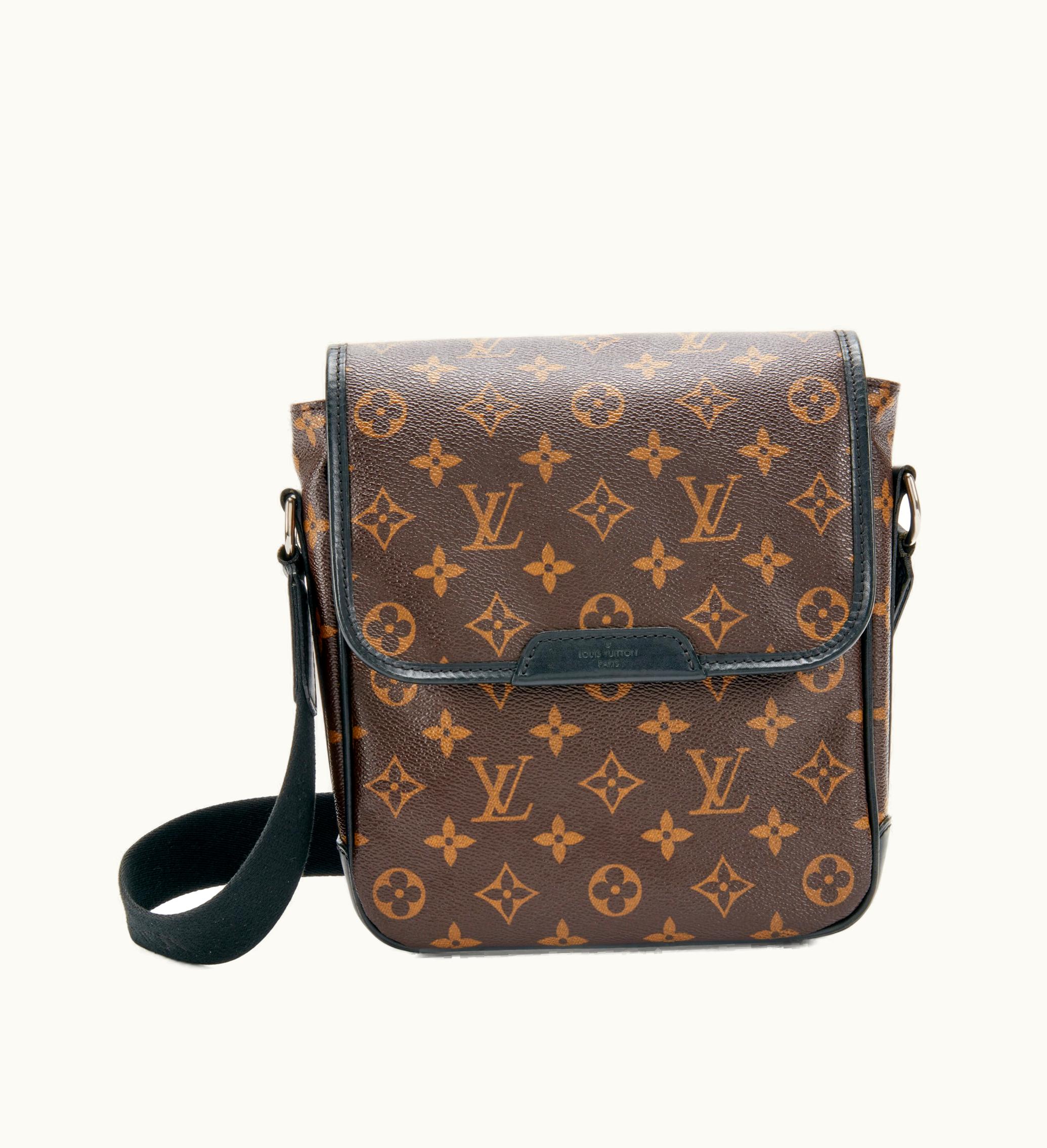 Louis Vuitton Louis Vuitton Bass PM with Silver Hardware, Brown Monogram Macassar Coated Canvas, 2009