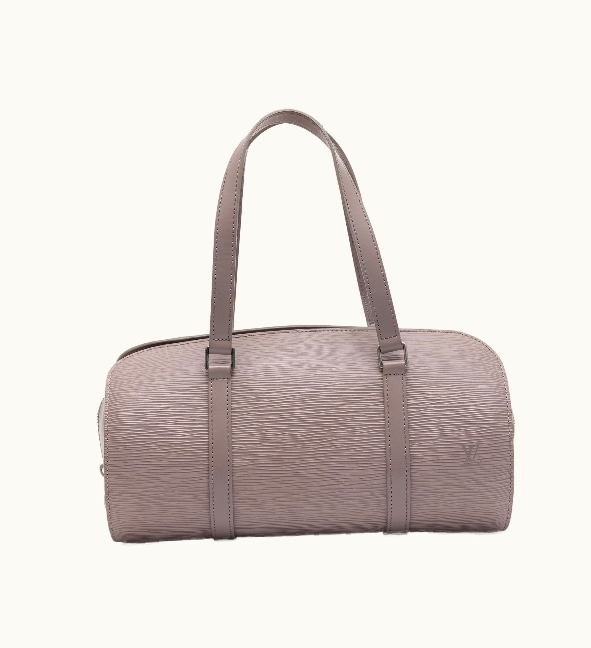 Louis Vuitton Louis Vuitton Lavender Epi Soufflot with Silver Hardware from Louis Vuitton, Manufactured in the Year 2002