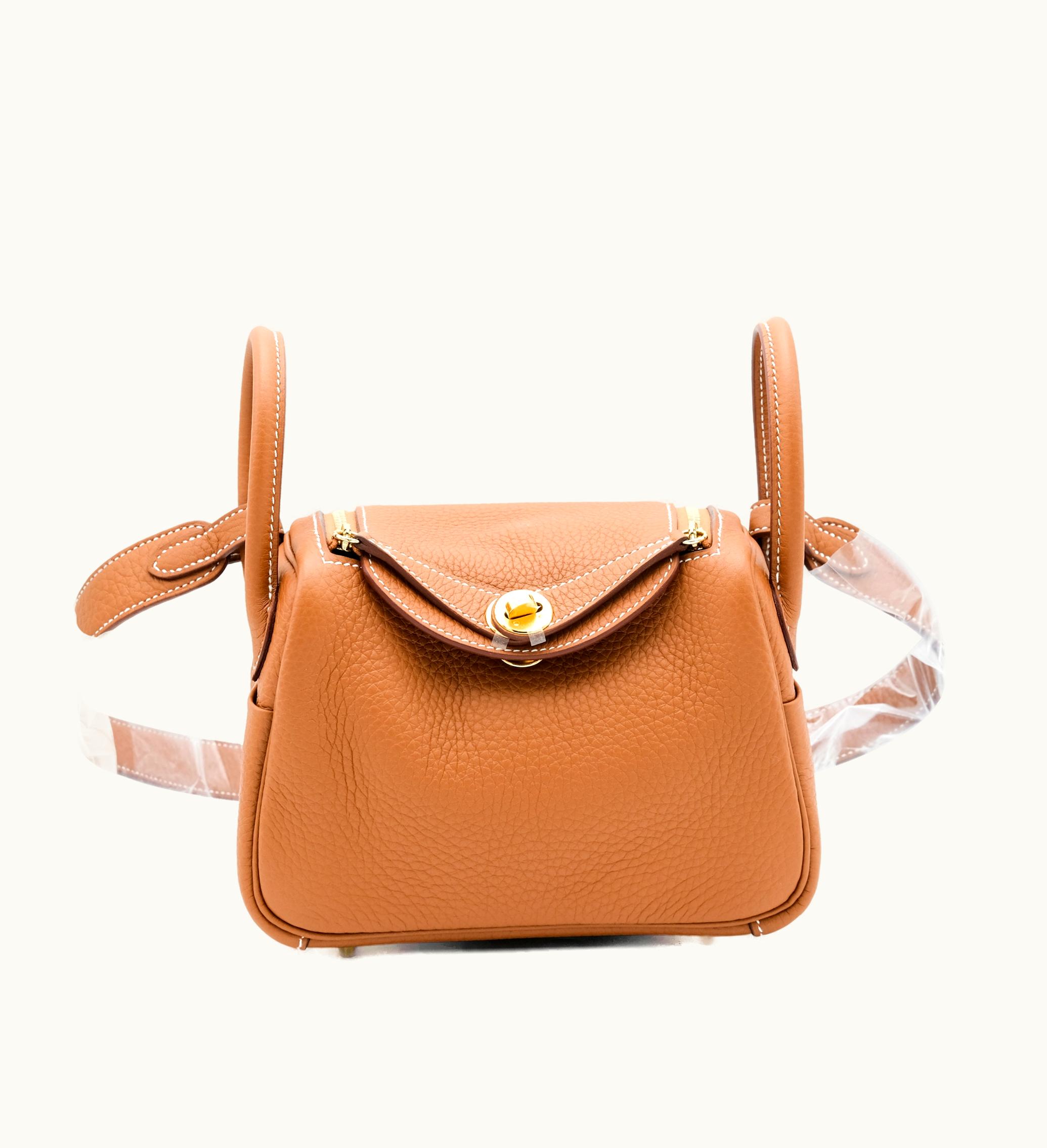 Hermès Hermès Mini Lindy 20 in Gold Clemence with Gold Hardware, estimated release in 2023