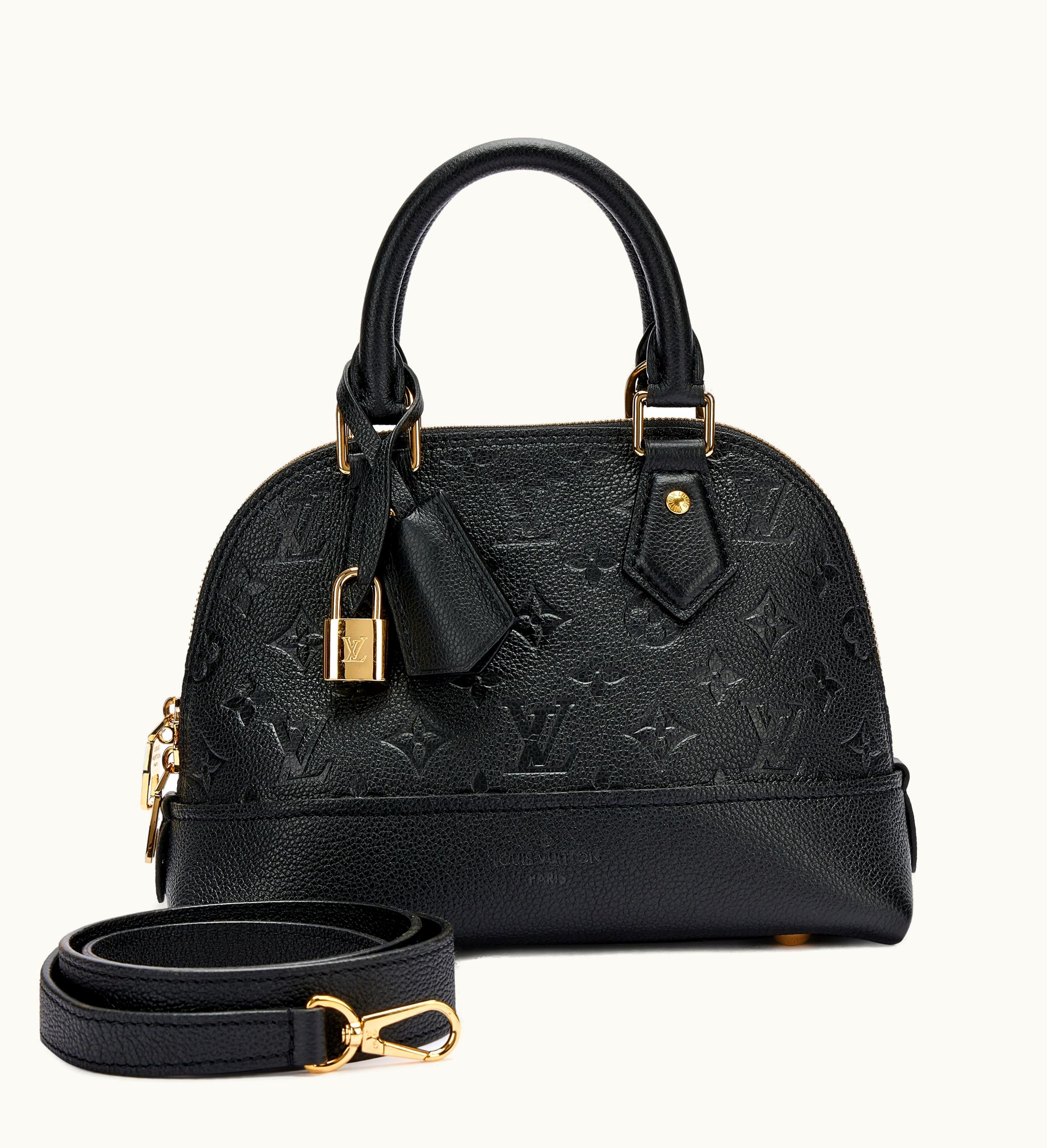 Louis Vuitton Louis Vuitton 'Louis Vuitton Empreinte Alma BB in Black Monogram with Gold Hardware'