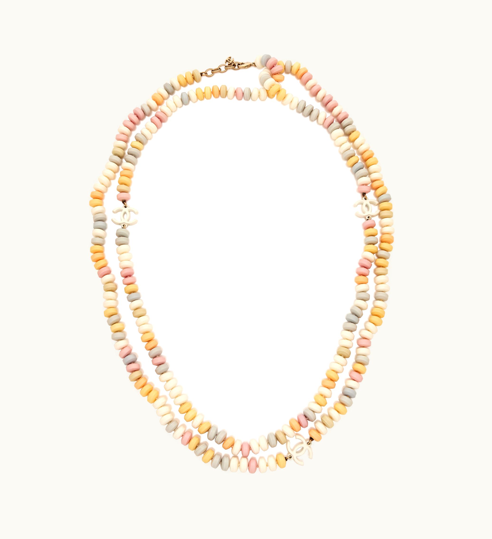 Chanel Chanel 2014 Chanel Sweetie Supermarket Candy Triple Strand Necklace in Multicolor Resin CC