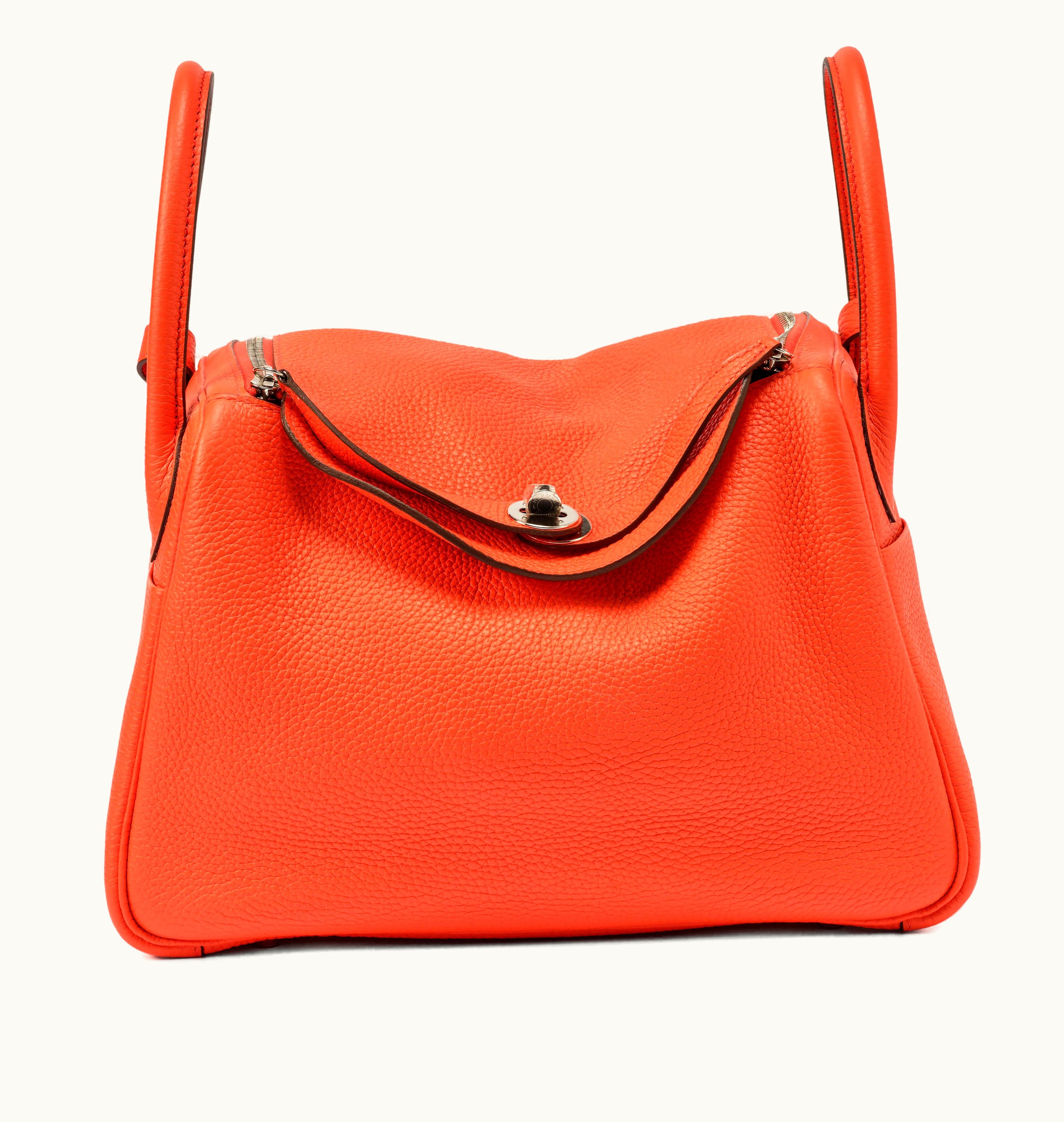 Hermès Hermès Capucine Lindy 30 Hermès Clemence with Palladium Hardware, from the year 2015