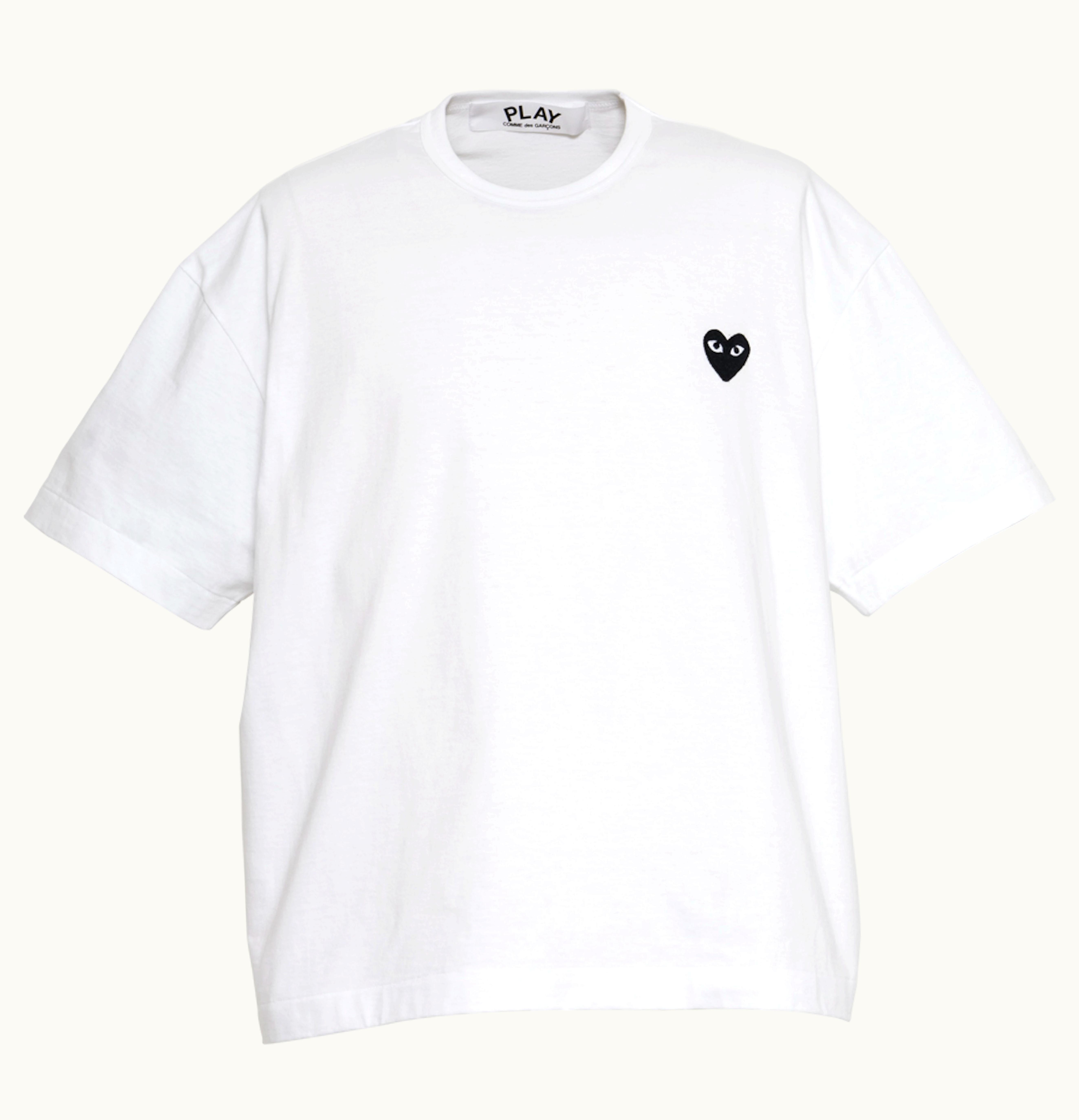 CDG Play CDG Play Black Market Oversized T Shirt White