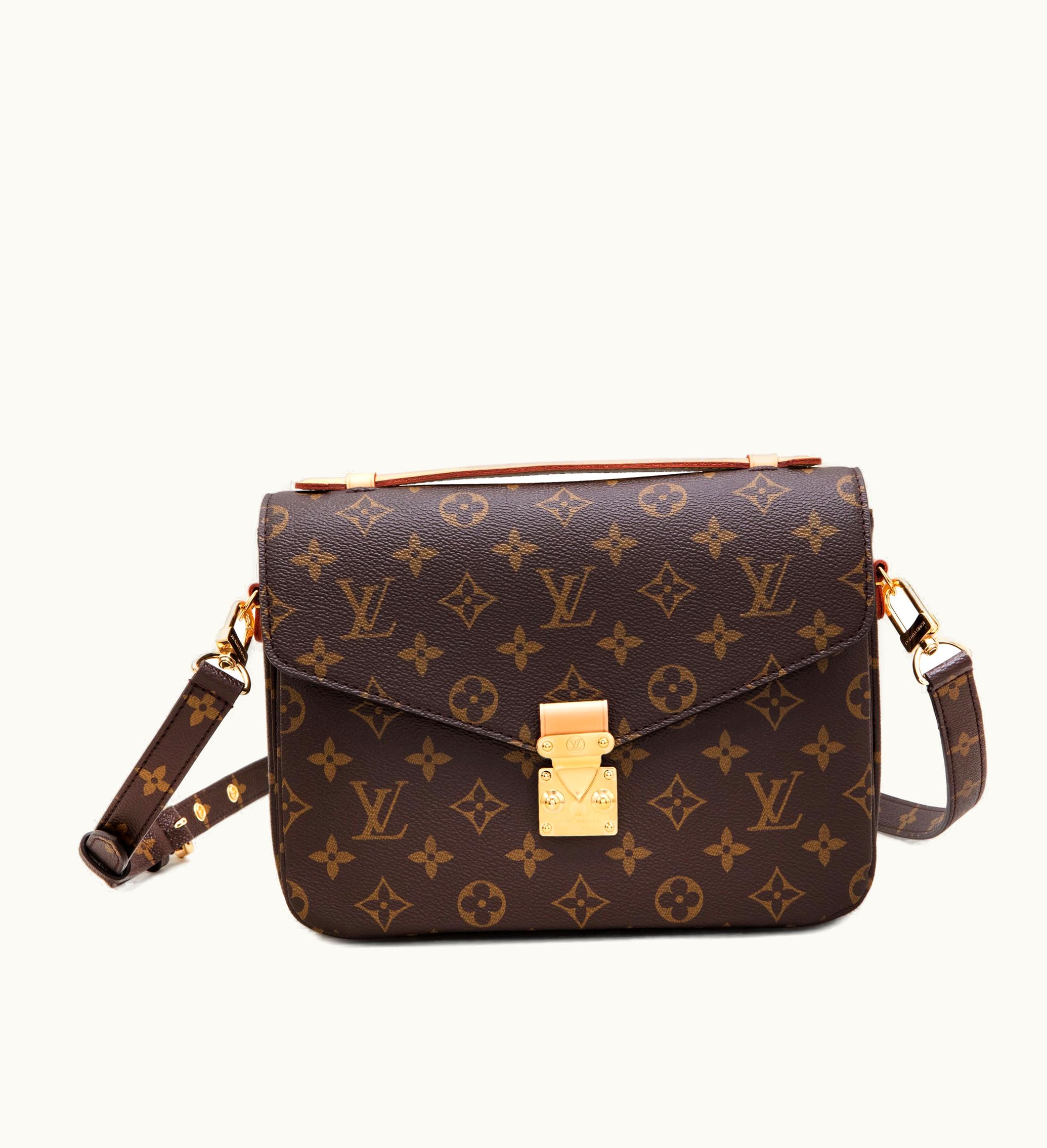 Louis Vuitton Louis Vuitton 2021 Louis Vuitton Pochette Métis featuring Gold Hardware emerges in an enchanting hue of Brown Monogram Coated Canvas