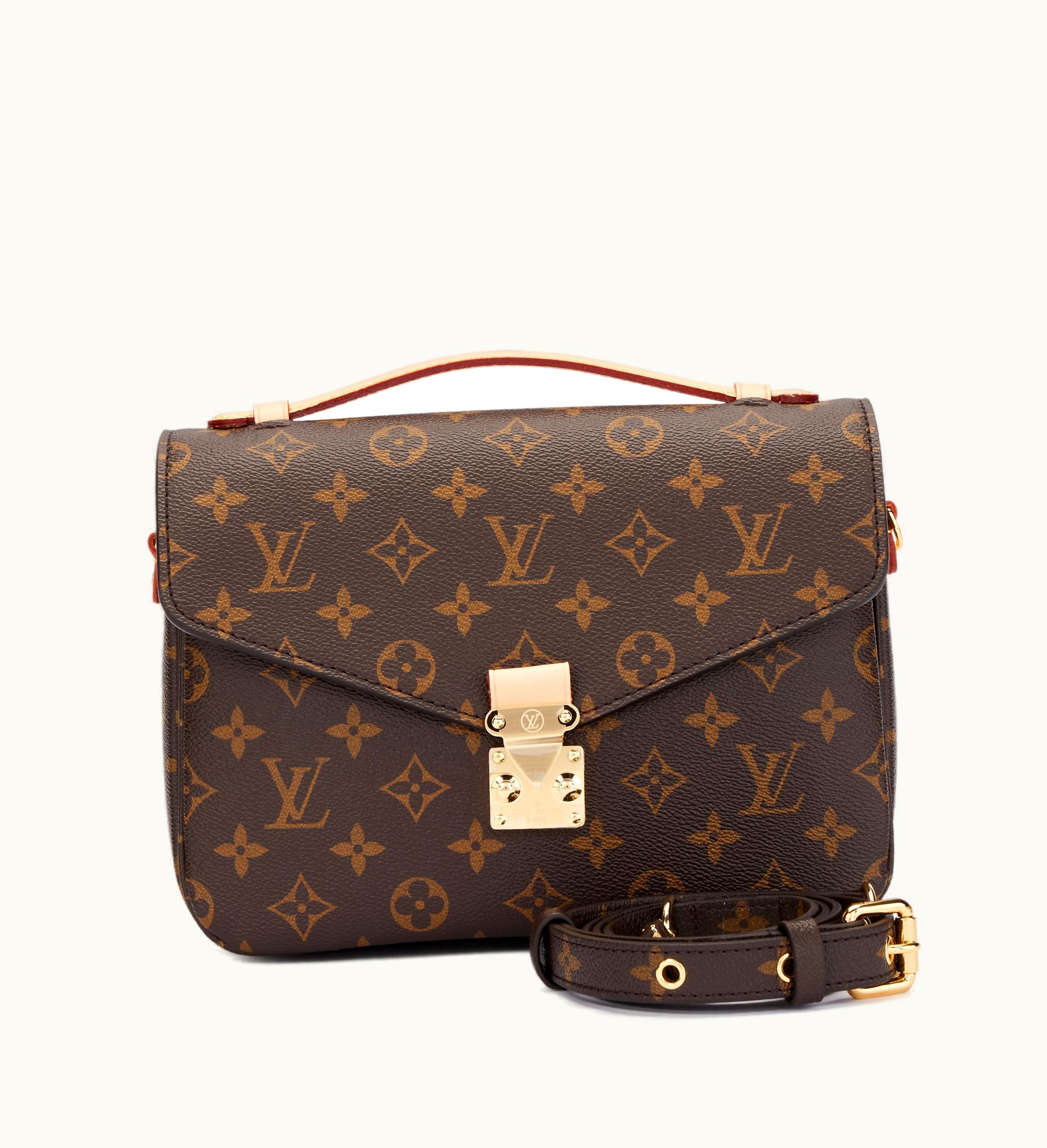 Louis Vuitton Louis Vuitton 2021 Louis Vuitton Pochette Métis with Gold Hardware, featuring Brown Monogram Coated Canvas