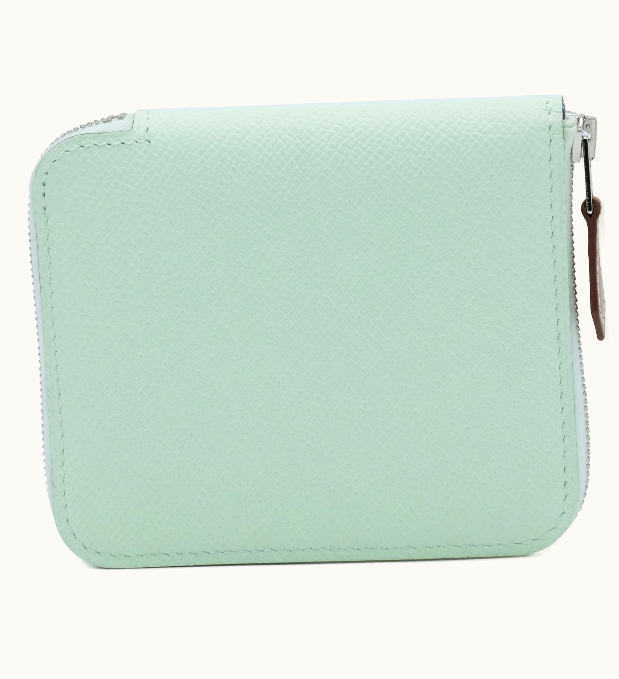 Hermès Hermès Compact Wallet in Hermès Vert Fizz Epsom Silk