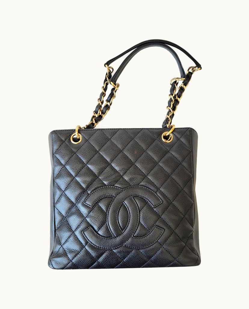 Chanel Chanel PST Caviar Shopping Tote Black