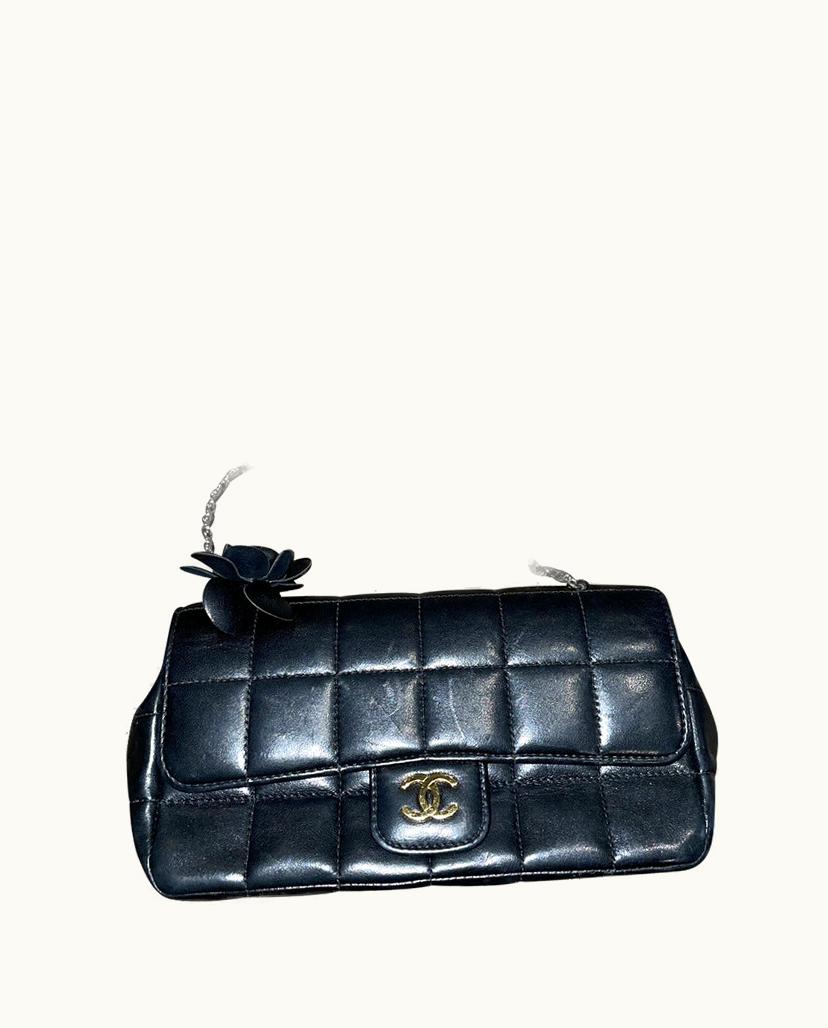 Chanel Chanel 2003-2004 Collection Small Bag Leather In Black