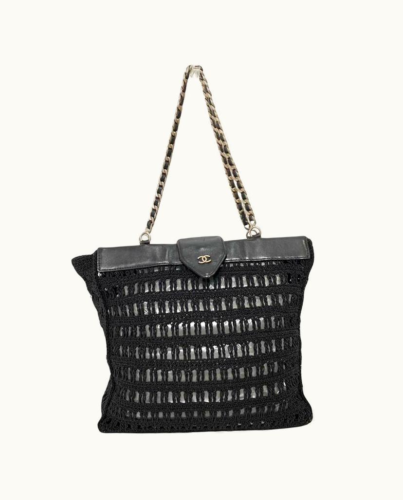 Chanel Chanel Classic Tote Bag Canvas Black