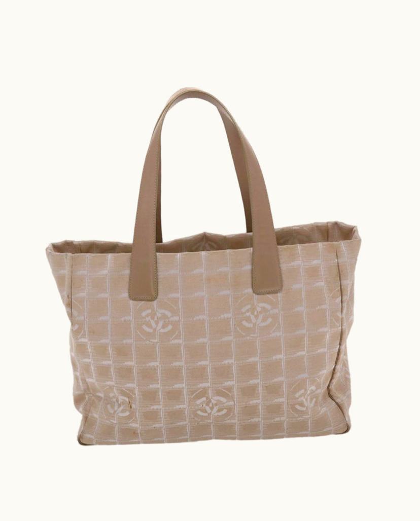 Chanel Chanel Travel Line Shoulder Bag Beige