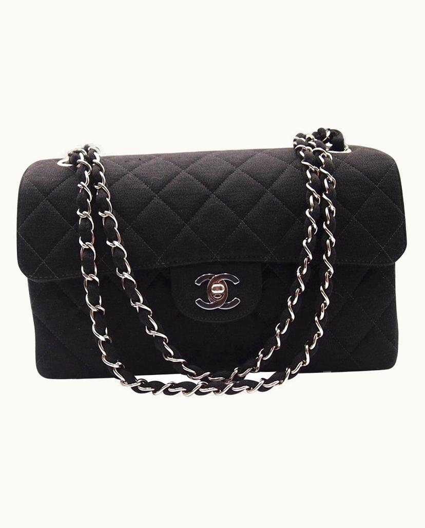 Chanel Chanel Pochette Women's Flap Bag Canvas In Black
